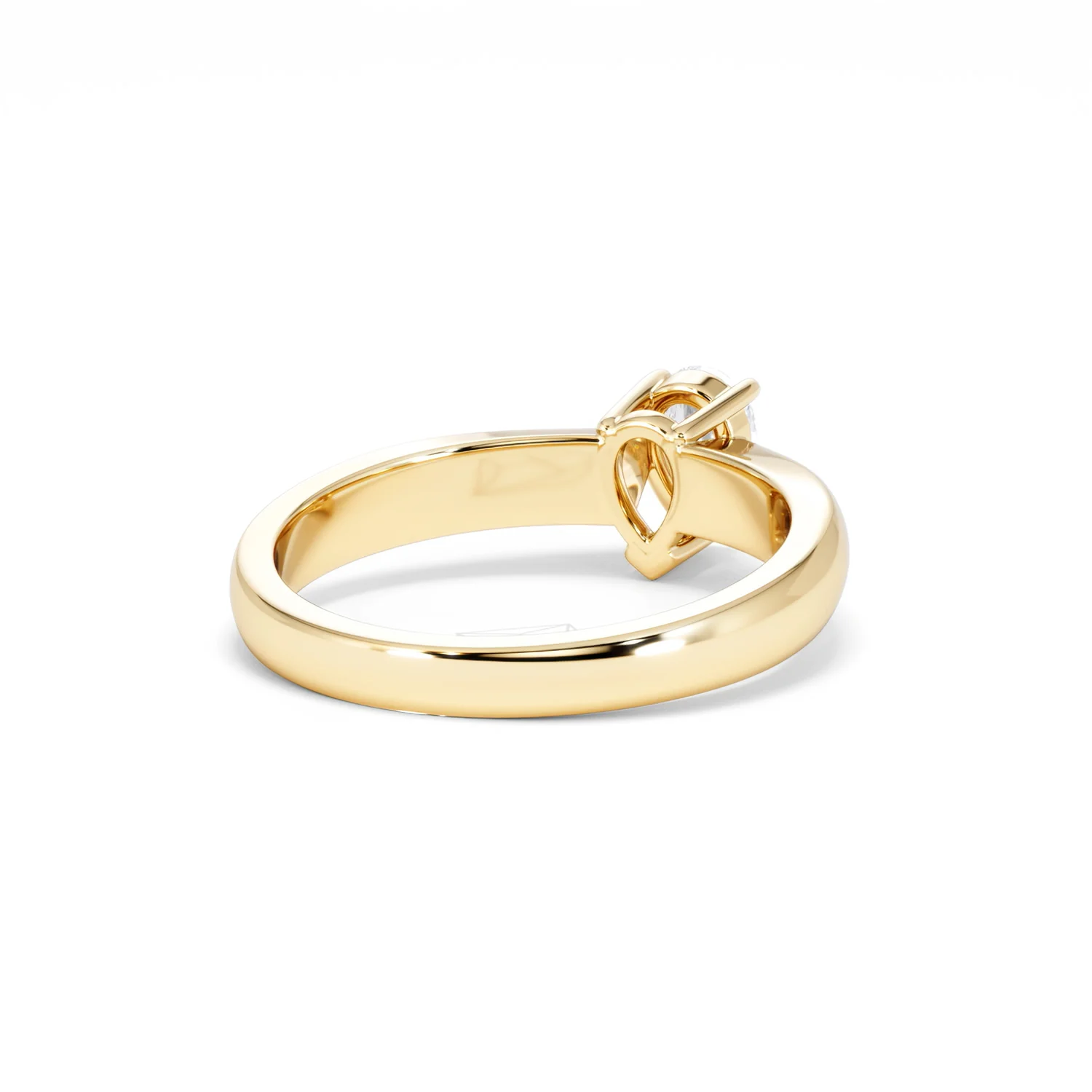 Naomi Pear Cut Lab Diamond Engagement Ring 0.50ct H/SI in 18k Gold Vermeil - Image 44