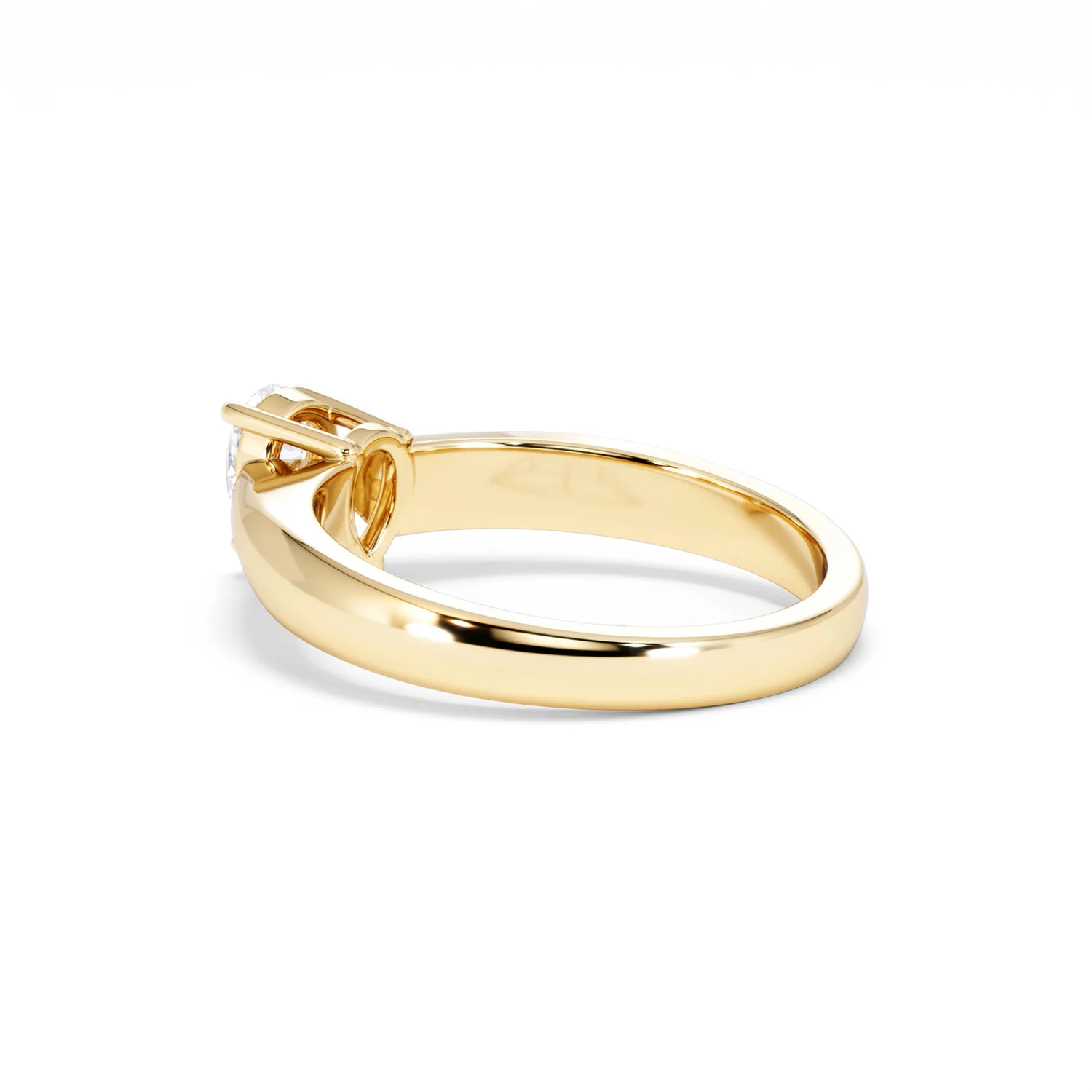 Naomi Pear Cut Lab Diamond Engagement Ring 0.50ct H/SI in 18k Gold Vermeil - Image 61