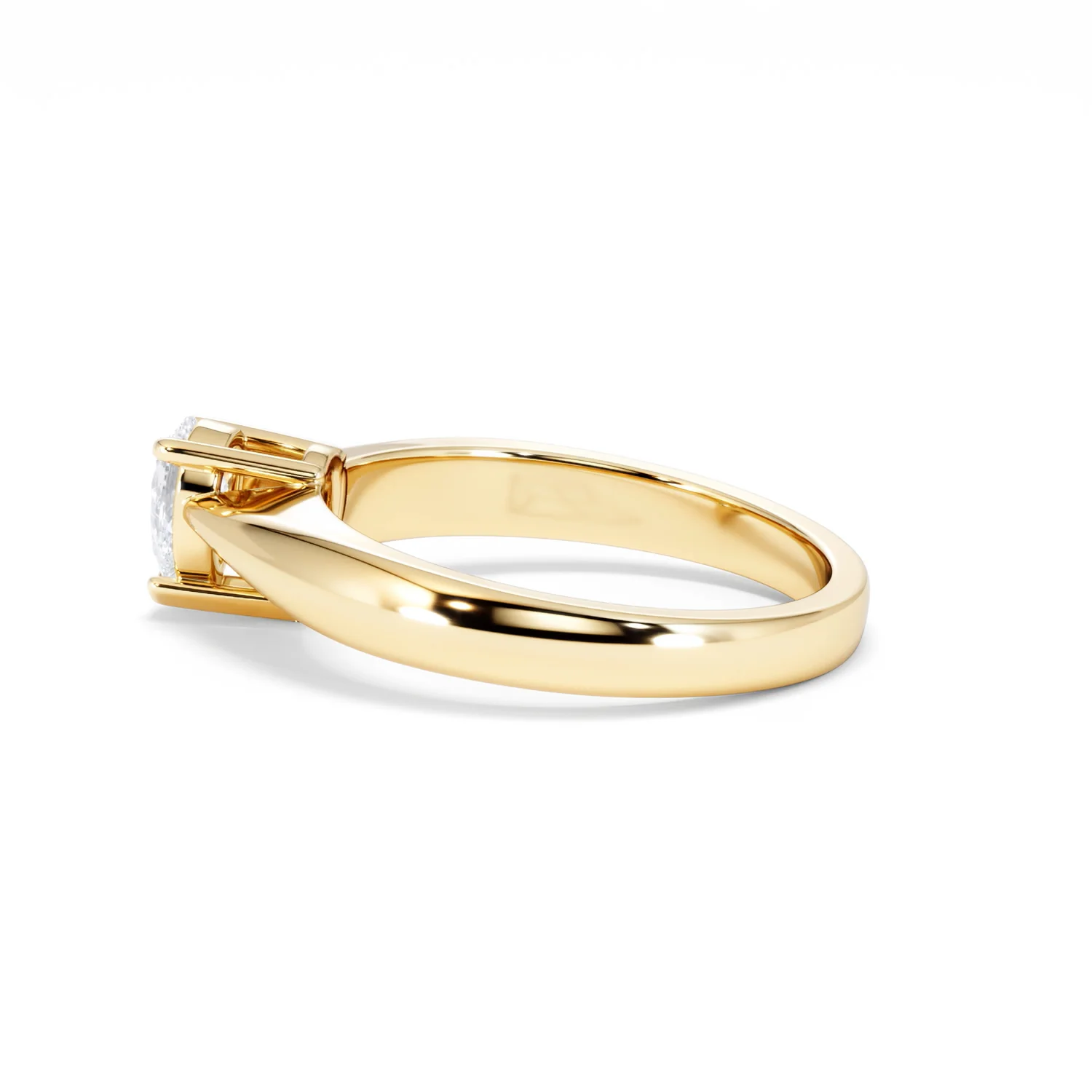 Naomi Pear Cut Lab Diamond Engagement Ring 0.50ct H/SI in 18k Gold Vermeil - Image 67