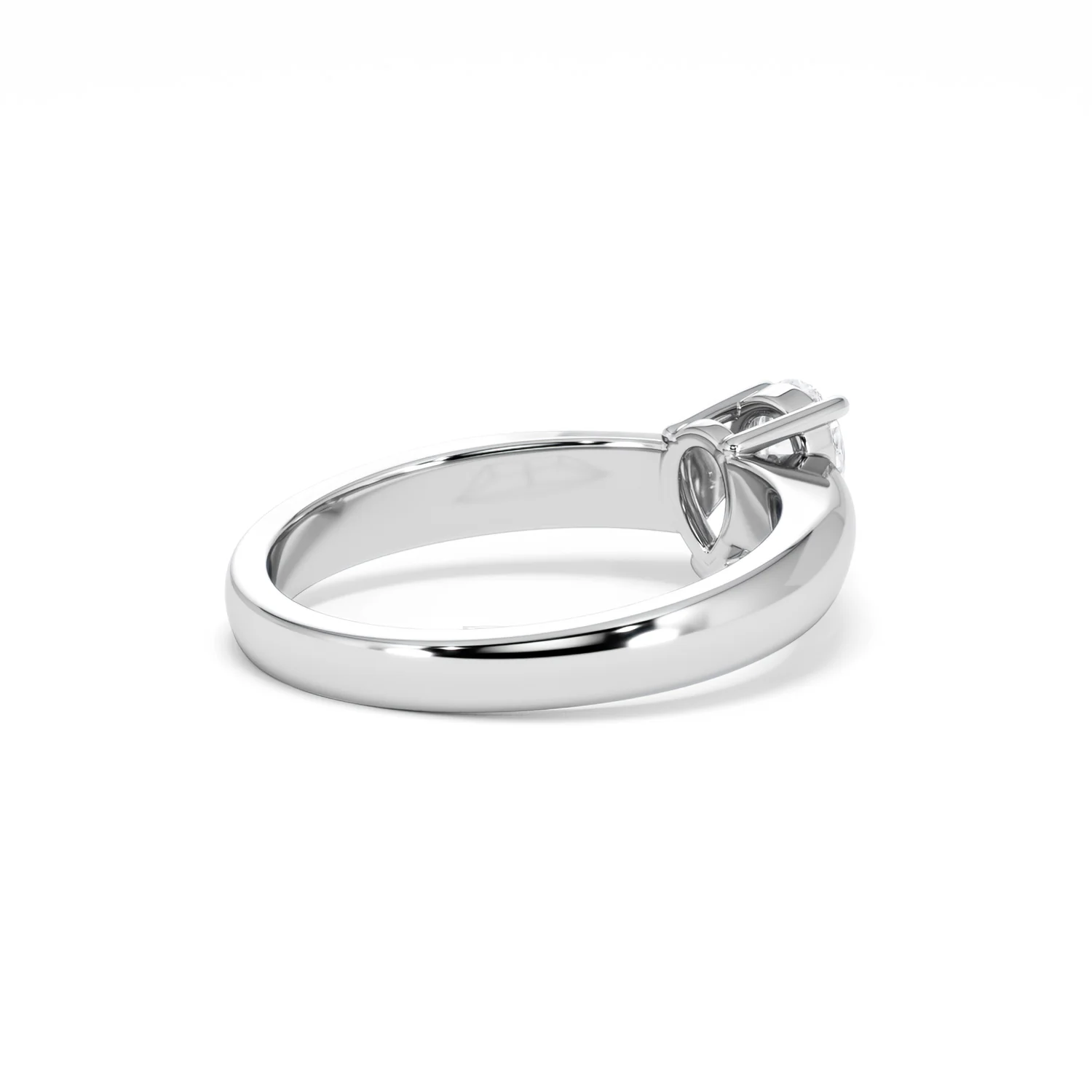 Naomi Pear Cut Lab Diamond Engagement Ring 0.50ct H/SI in 925 Silver - Image 40