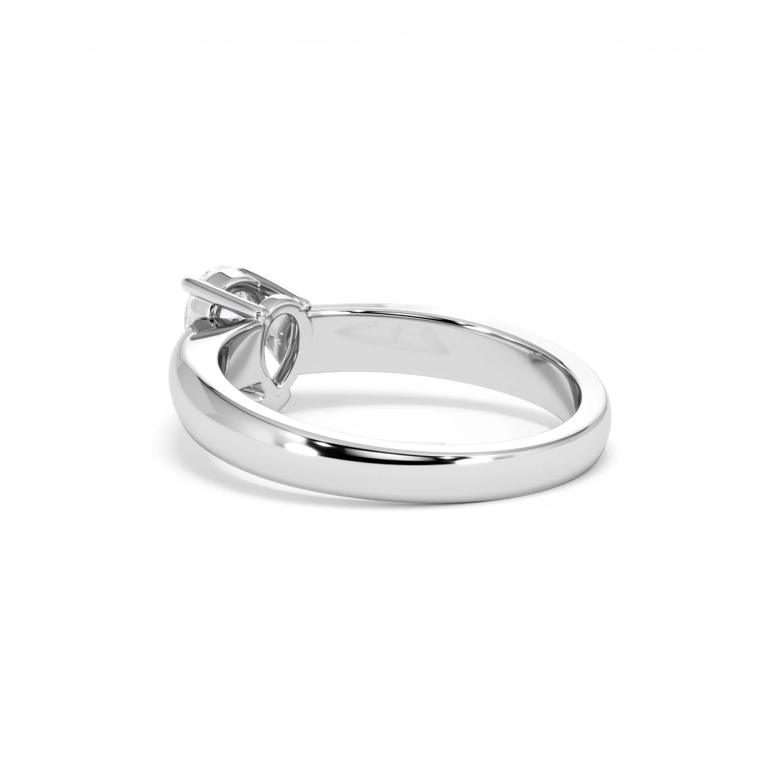 Naomi Pear Cut Lab Diamond Engagement Ring 0.50ct H/SI in 925 Silver - Image 59