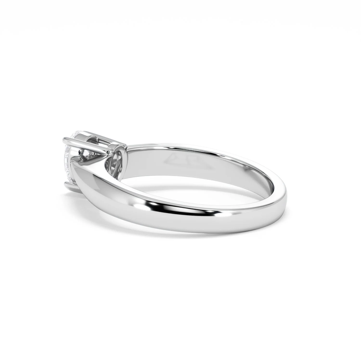 Naomi Pear Cut Lab Diamond Engagement Ring 0.50ct H/SI in 925 Silver - Image 63
