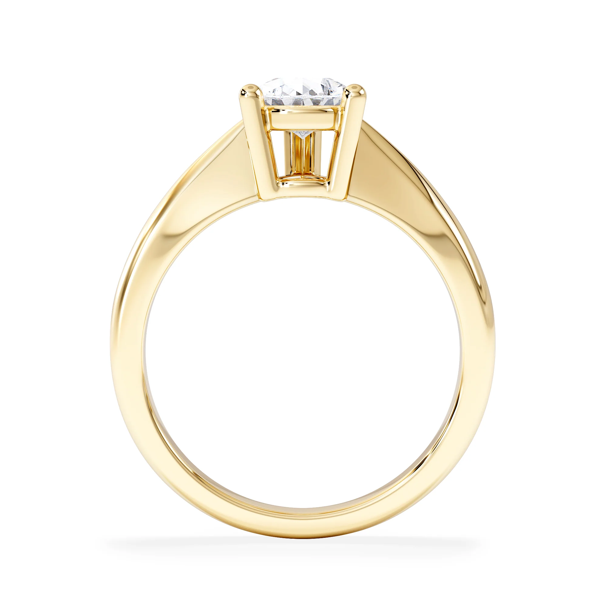 Naomi Pear Cut Lab Diamond Engagement Ring 1.00ct H/SI in 9k Gold - Image 3