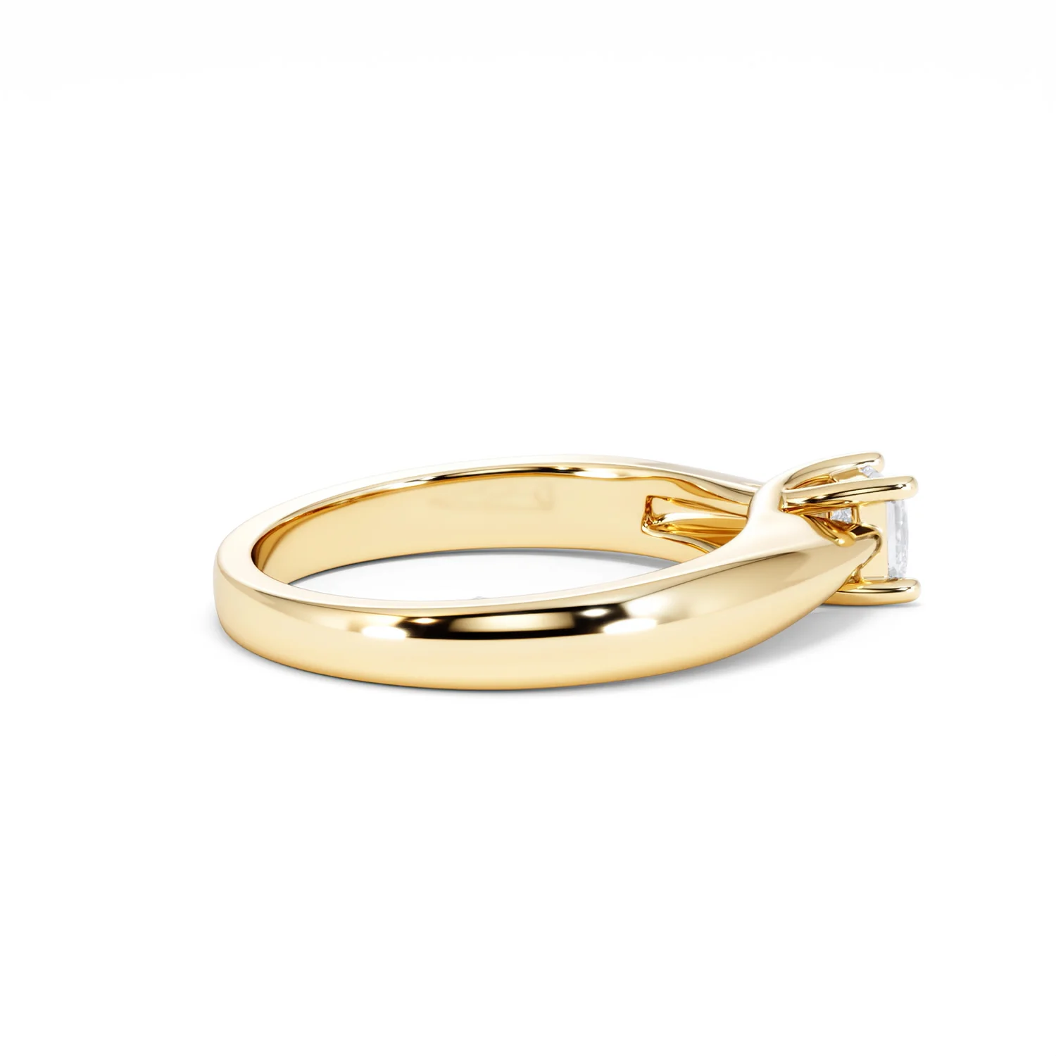 Naomi Princess Cut Lab Diamond Engagement Ring 0.33ct H/SI in 18k Gold Vermeil - Image 33