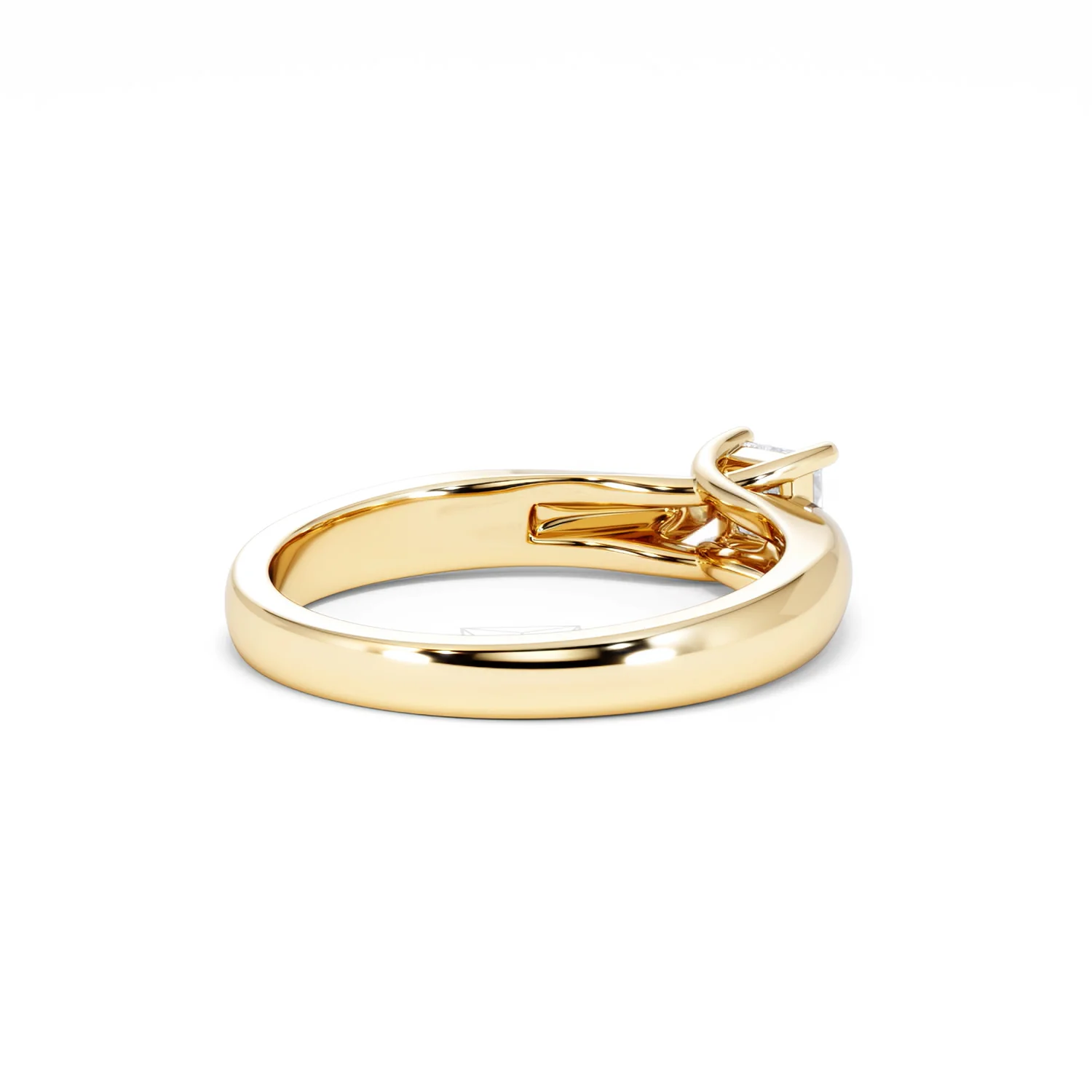 Naomi Princess Cut Lab Diamond Engagement Ring 0.33ct H/SI in 18k Gold Vermeil - Image 41
