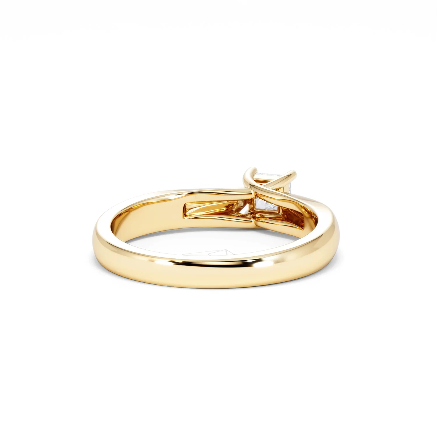 Naomi Princess Cut Lab Diamond Engagement Ring 0.33ct H/SI in 18k Gold Vermeil - Image 45