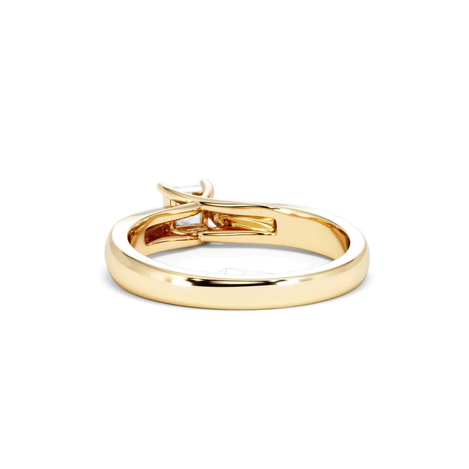 Naomi Princess Cut Lab Diamond Engagement Ring 0.33ct H/SI in 18k Gold Vermeil - Image 54