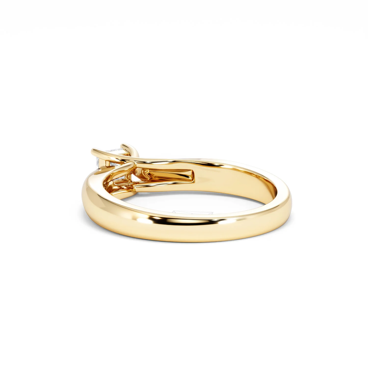 Naomi Princess Cut Lab Diamond Engagement Ring 0.33ct H/SI in 18k Gold Vermeil - Image 58