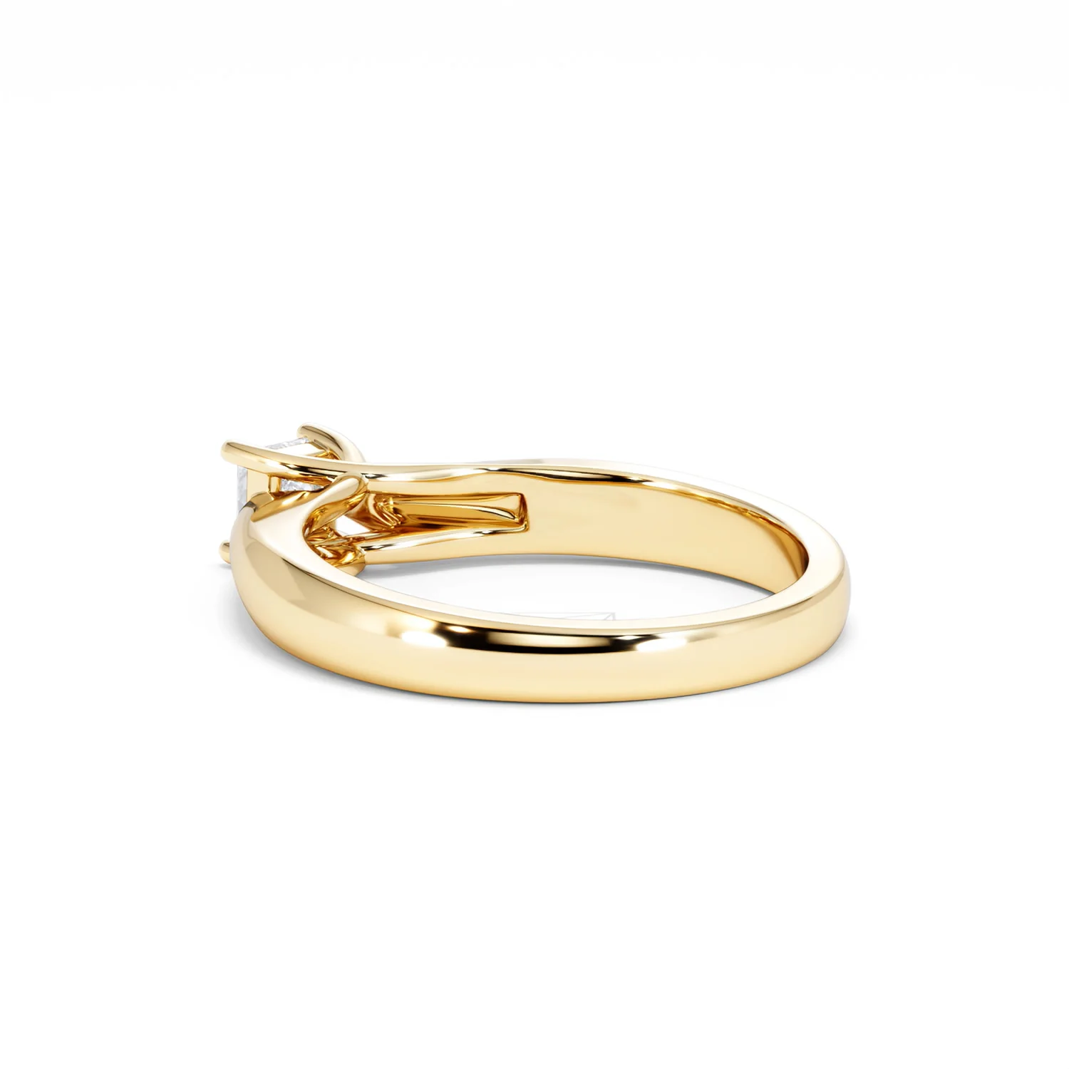 Naomi Princess Cut Lab Diamond Engagement Ring 0.33ct H/SI in 18k Gold Vermeil - Image 60