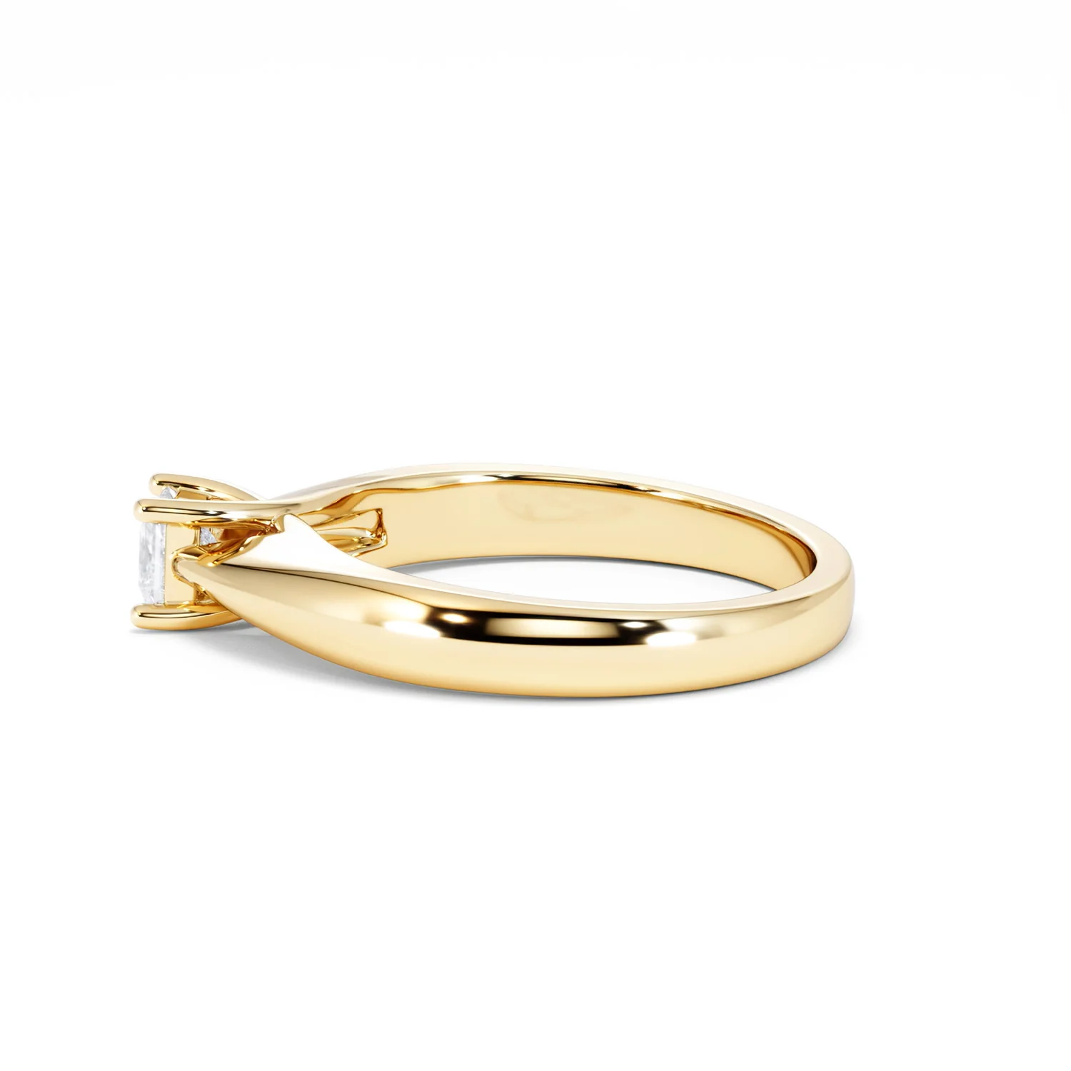 Naomi Princess Cut Lab Diamond Engagement Ring 0.33ct H/SI in 18k Gold Vermeil - Image 69