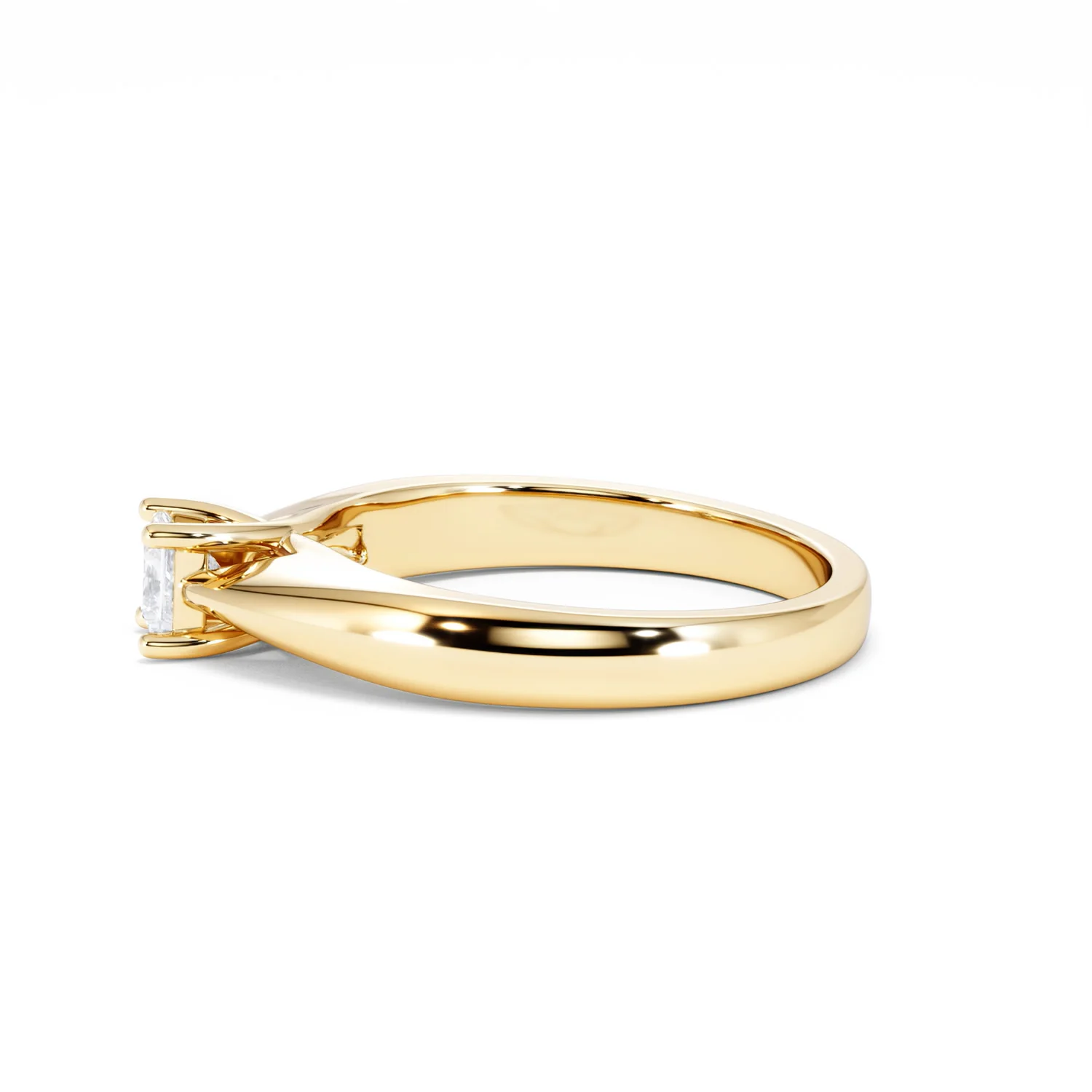 Naomi Princess Cut Lab Diamond Engagement Ring 0.33ct H/SI in 18k Gold Vermeil - Image 71