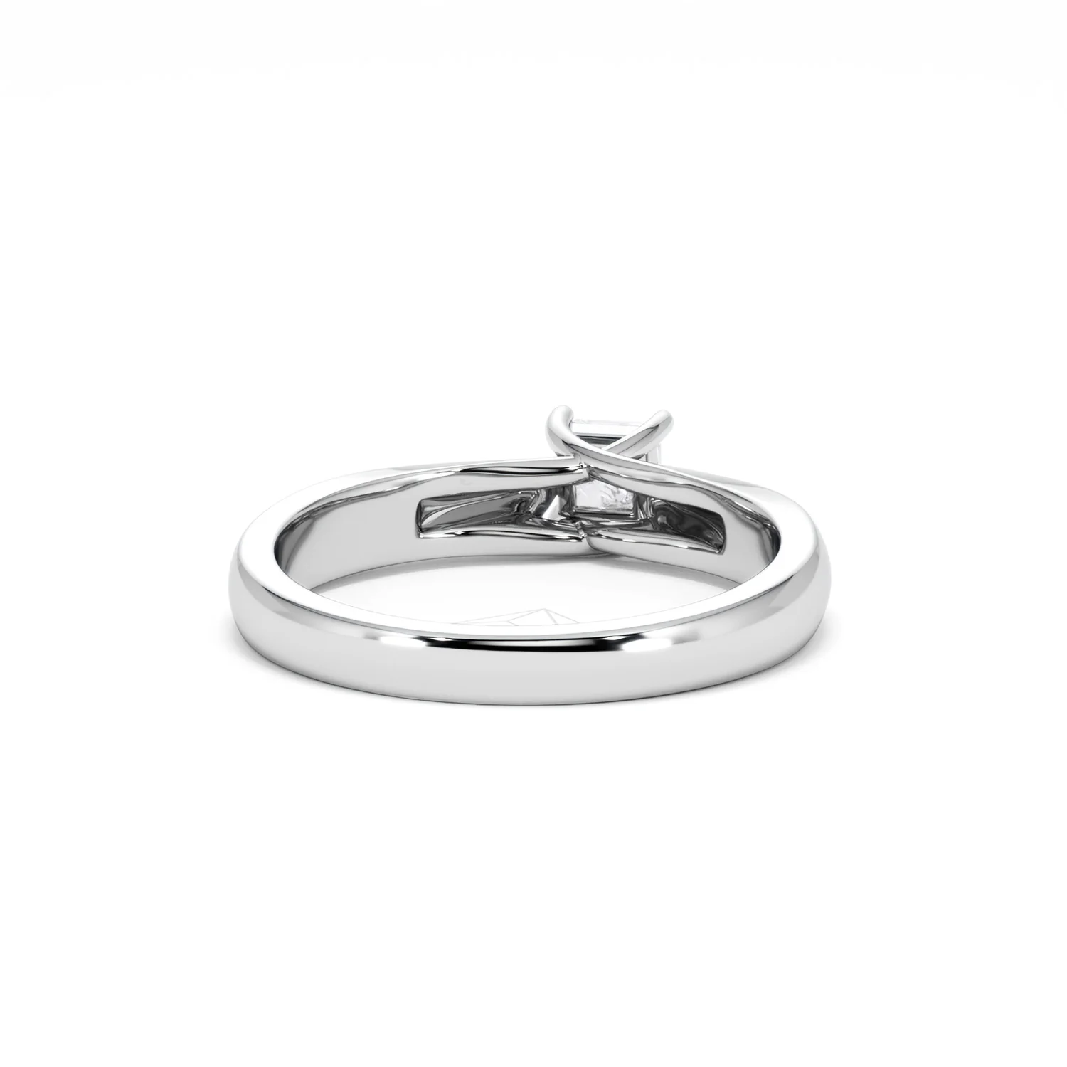 Naomi Princess Cut Lab Diamond Engagement Ring 0.33ct H/SI in 925 Silver - Image 47