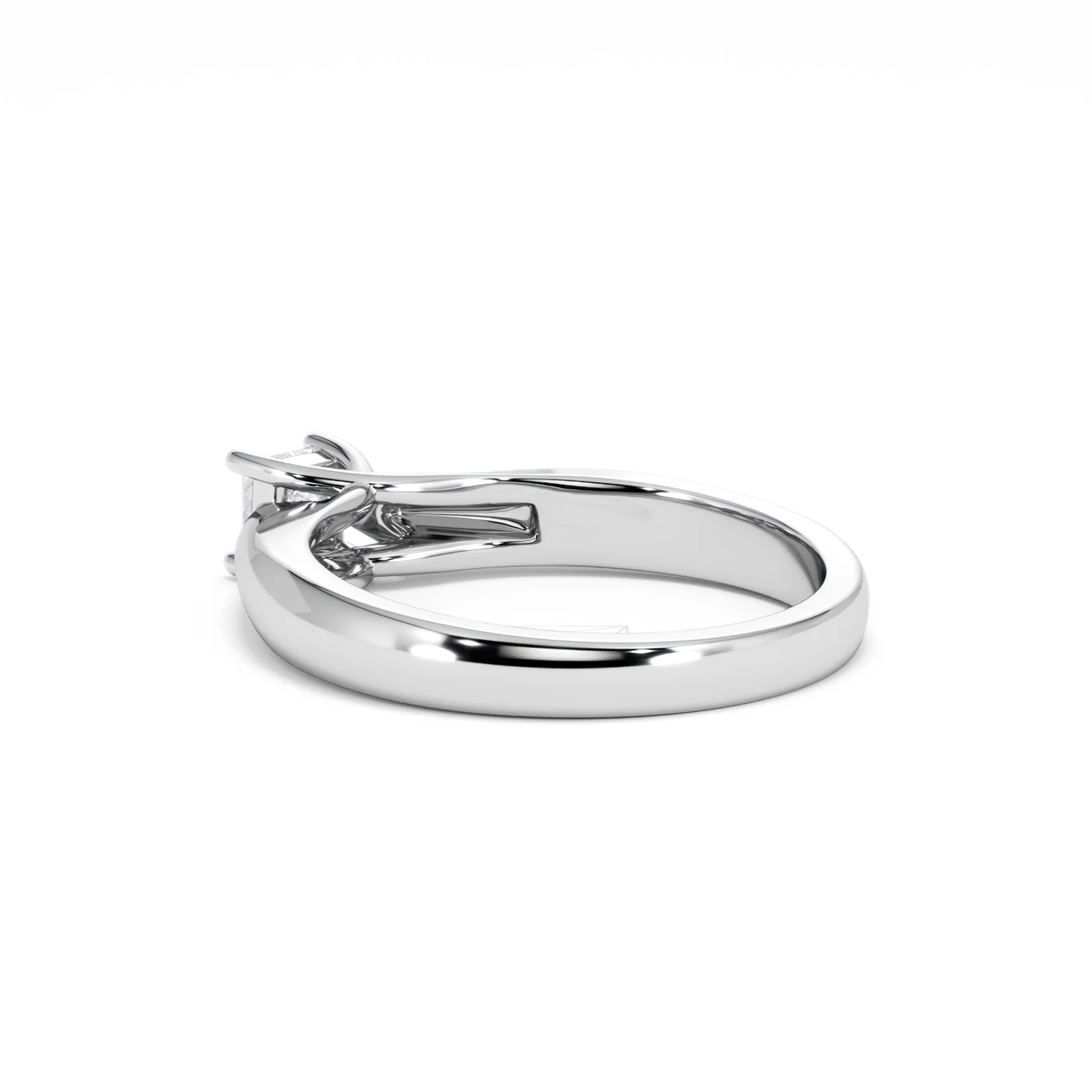 Naomi Princess Cut Lab Diamond Engagement Ring 0.33ct H/SI in 925 Silver - Image 60