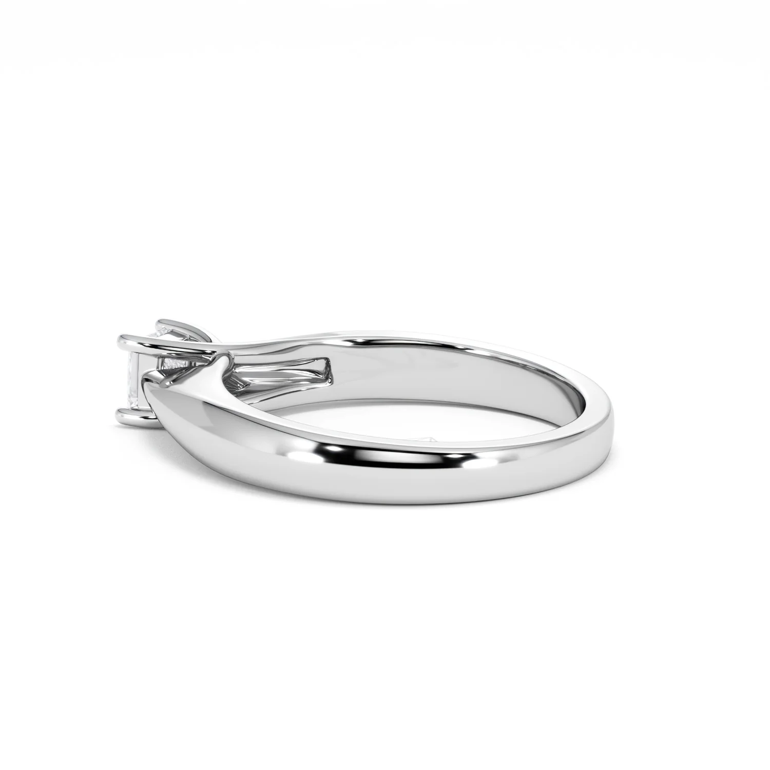 Naomi Princess Cut Lab Diamond Engagement Ring 0.33ct H/SI in 925 Silver - Image 64