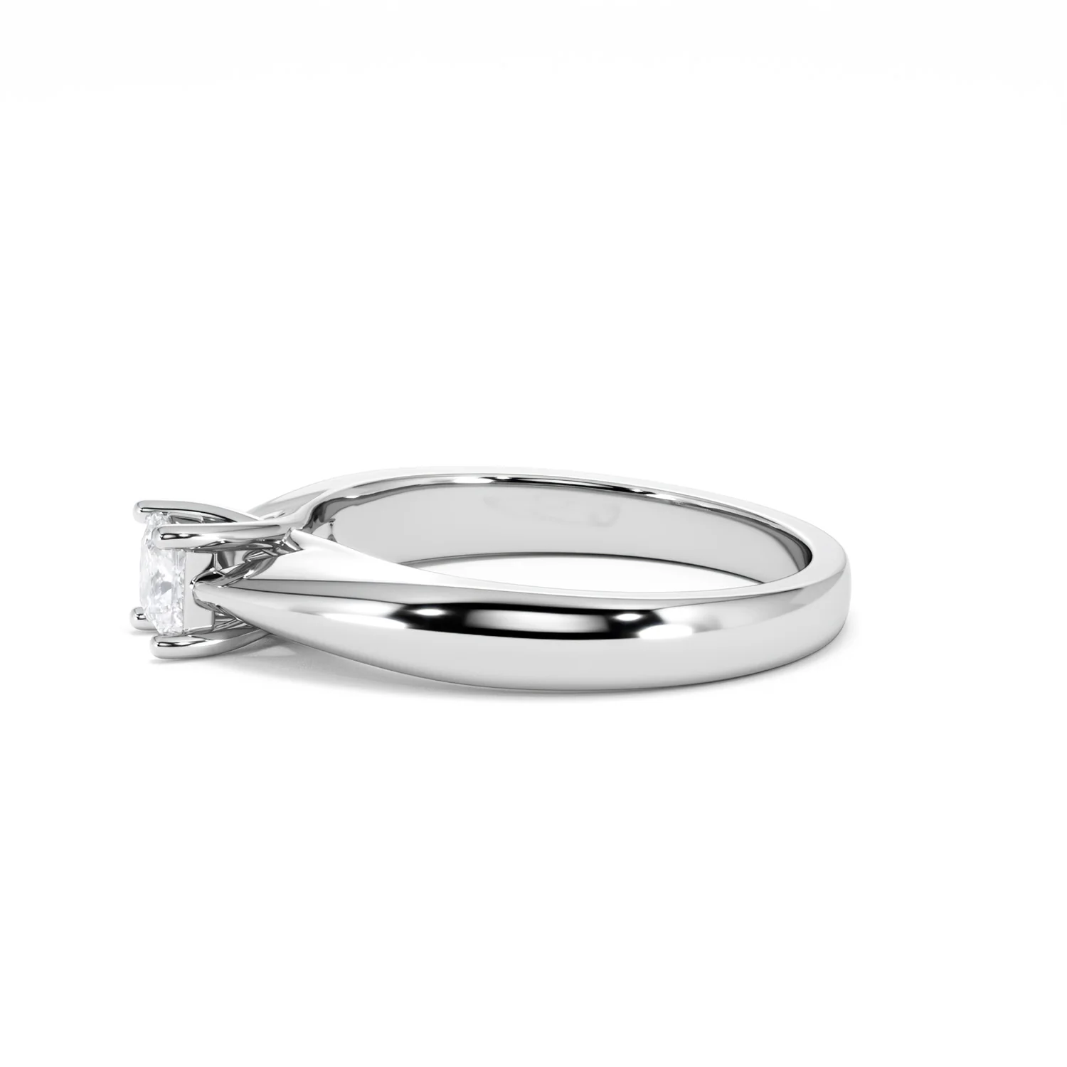 Naomi Princess Cut Lab Diamond Engagement Ring 0.33ct H/SI in 925 Silver - Image 73