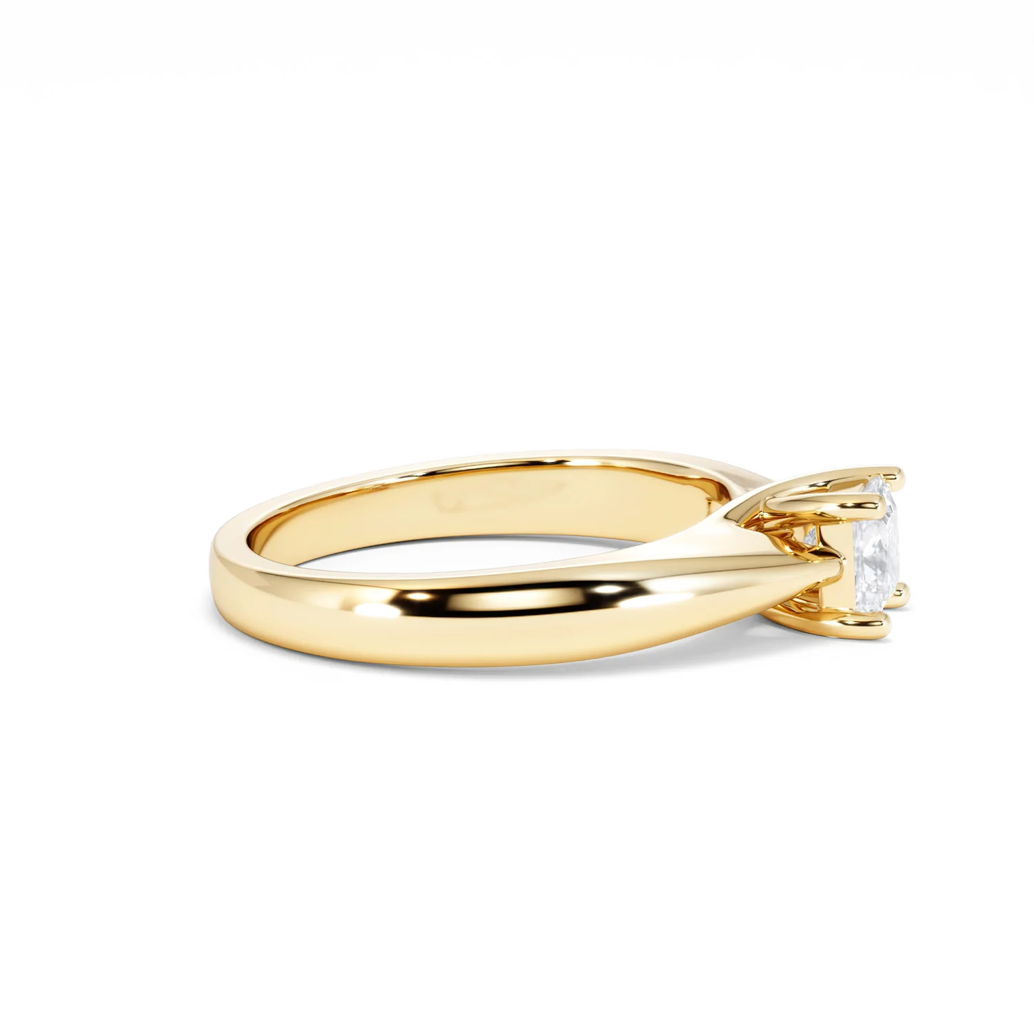 Naomi Princess Cut Lab Diamond Engagement Ring 0.50ct H/SI in 18k Gold Vermeil - Image 27