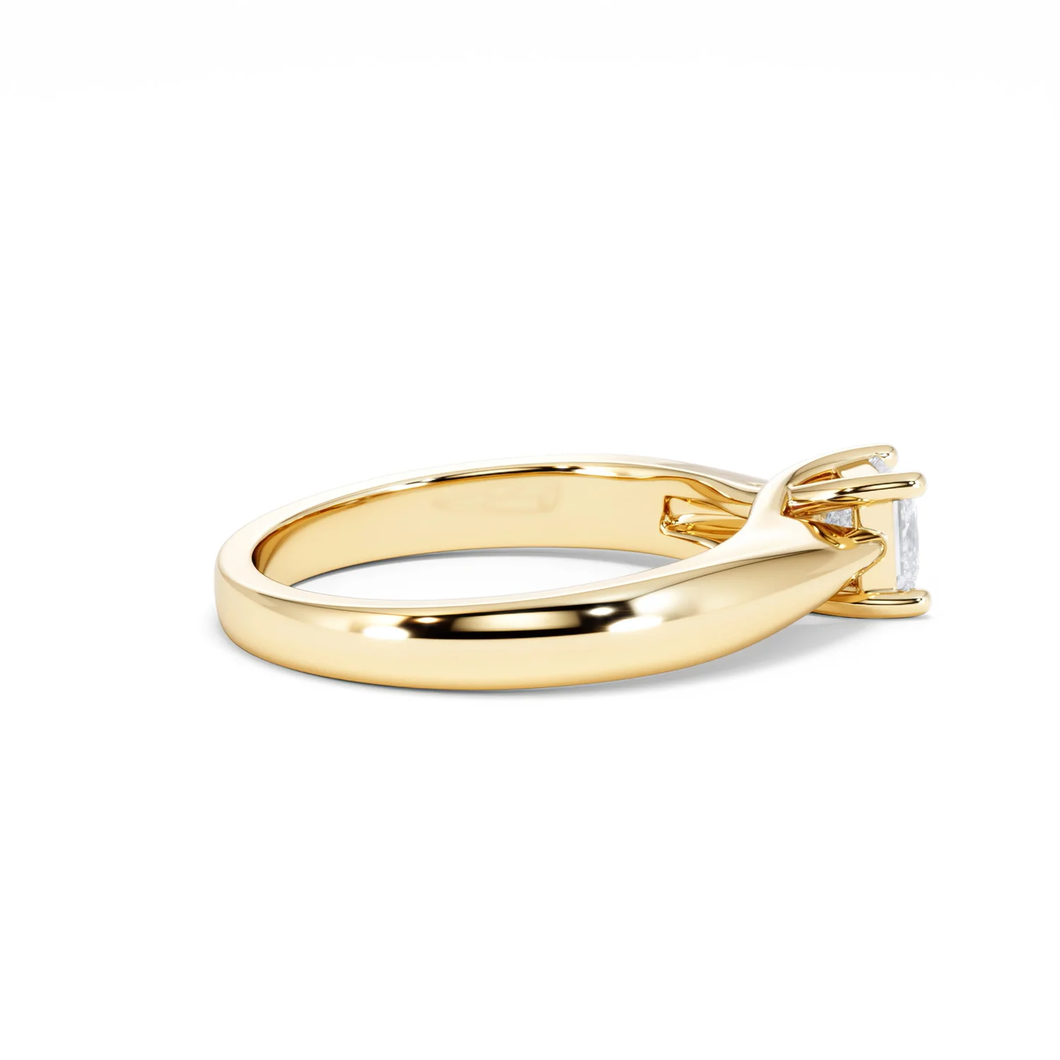 Naomi Princess Cut Lab Diamond Engagement Ring 0.50ct H/SI in 18k Gold Vermeil - Image 32