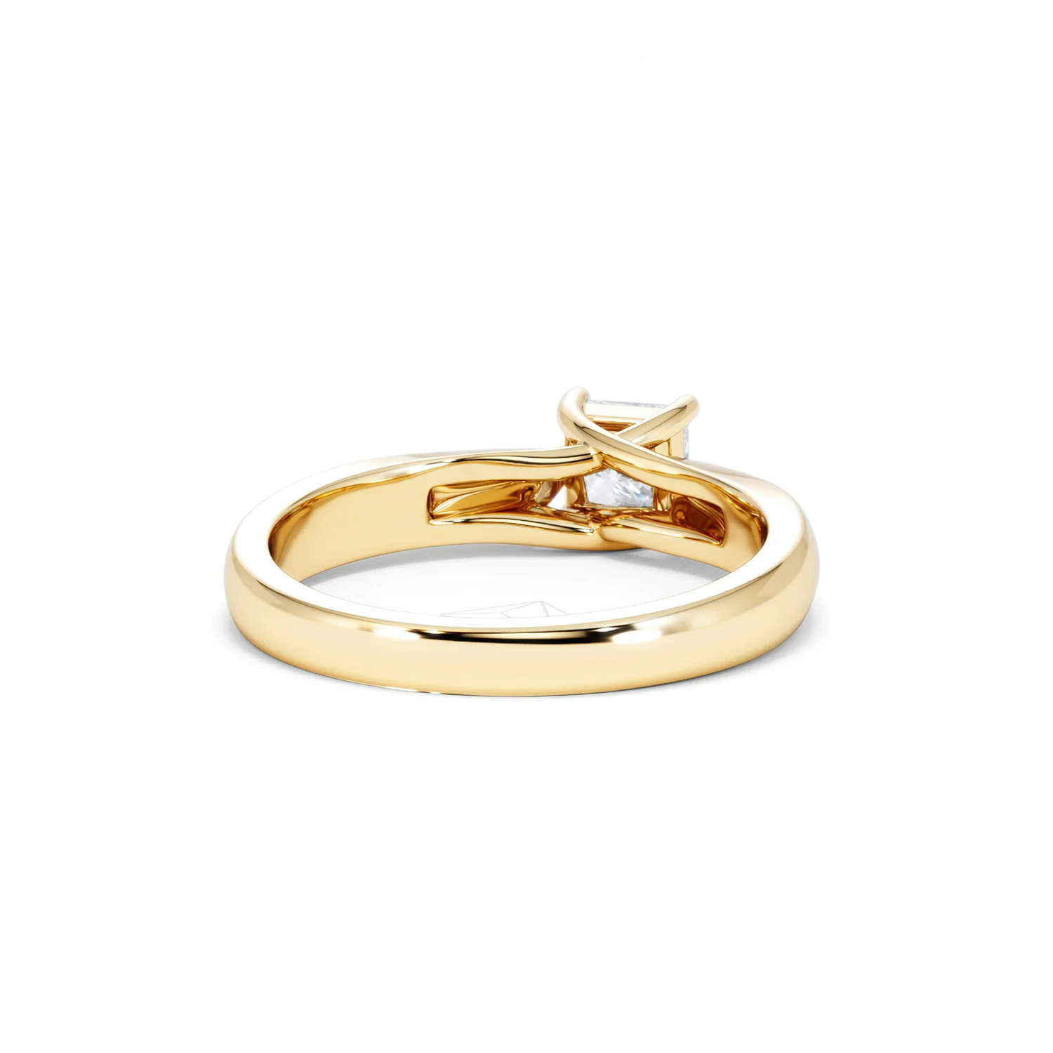 Naomi Princess Cut Lab Diamond Engagement Ring 0.50ct H/SI in 18k Gold Vermeil - Image 46