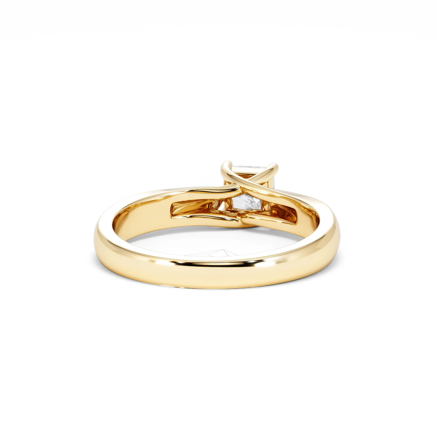 Naomi Princess Cut Lab Diamond Engagement Ring 0.50ct H/SI in 18k Gold Vermeil - Image 47
