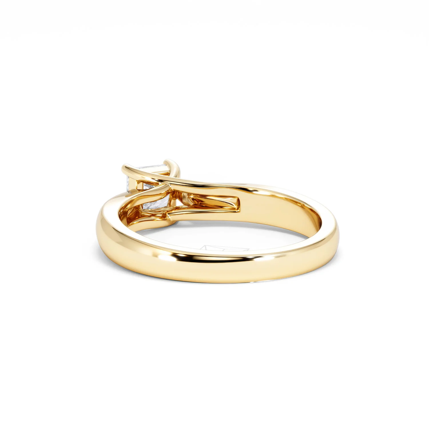 Naomi Princess Cut Lab Diamond Engagement Ring 0.50ct H/SI in 18k Gold Vermeil - Image 56