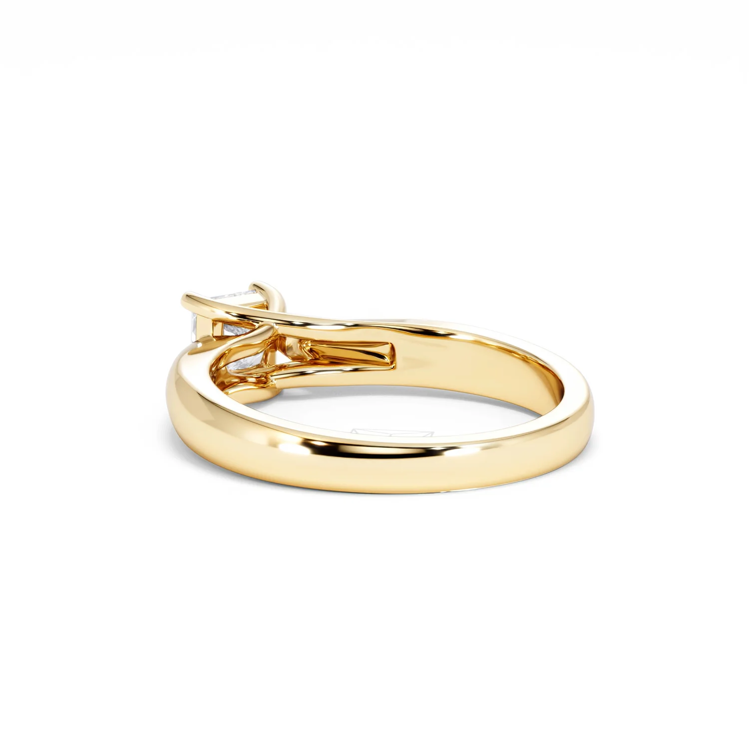 Naomi Princess Cut Lab Diamond Engagement Ring 0.50ct H/SI in 18k Gold Vermeil - Image 58