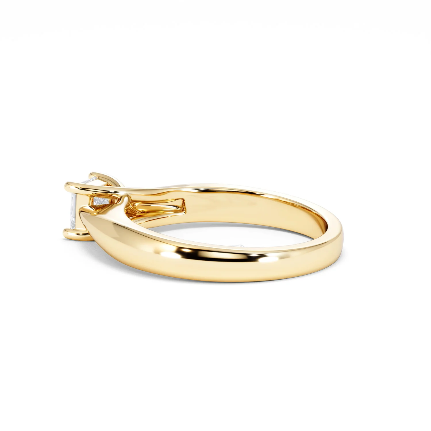 Naomi Princess Cut Lab Diamond Engagement Ring 0.50ct H/SI in 18k Gold Vermeil - Image 64