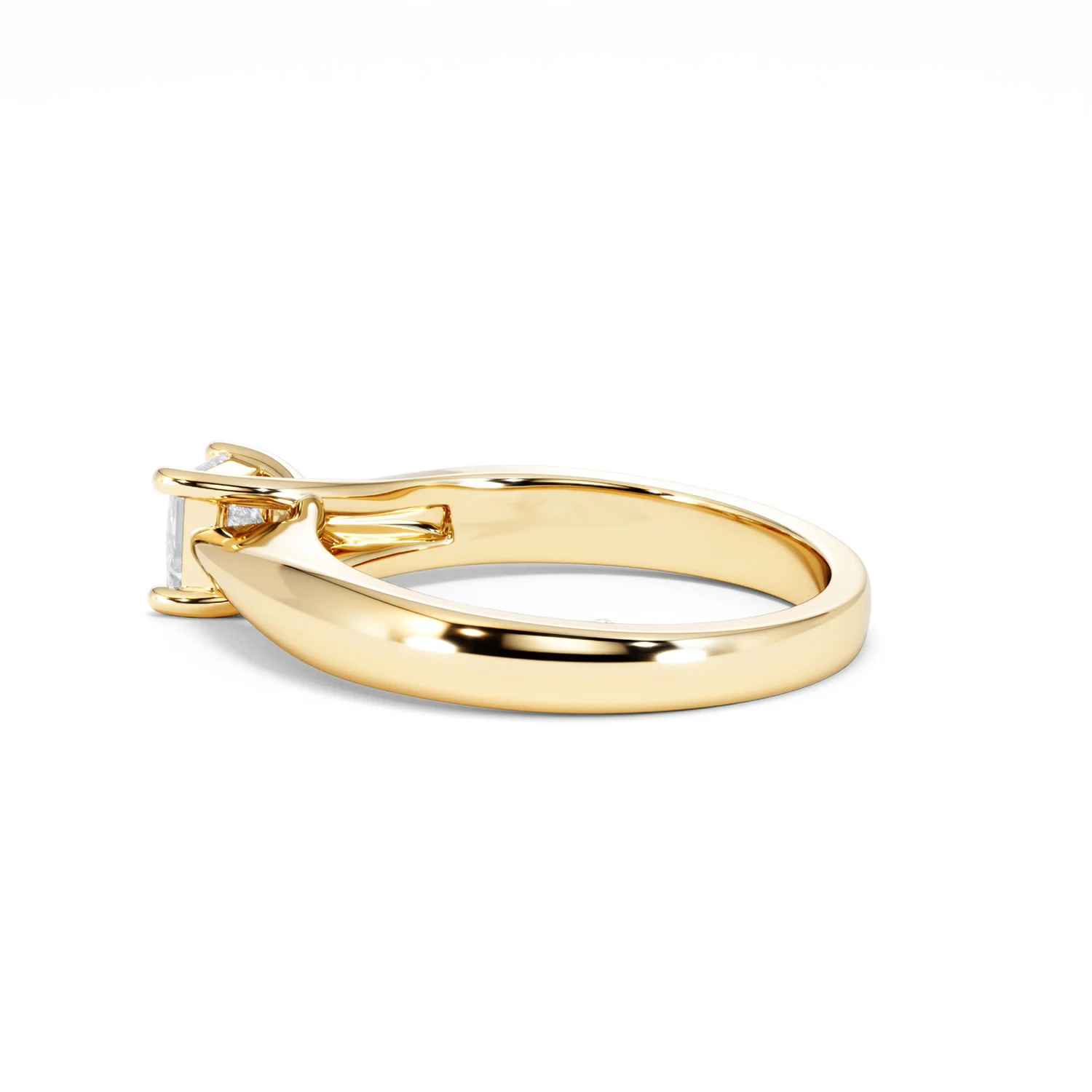 Naomi Princess Cut Lab Diamond Engagement Ring 0.50ct H/SI in 18k Gold Vermeil - Image 65