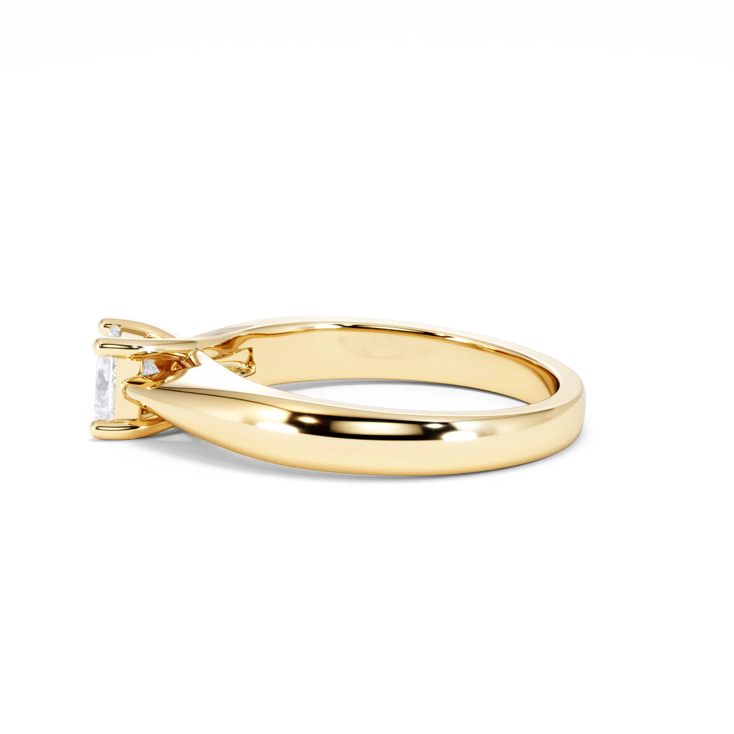 Naomi Princess Cut Lab Diamond Engagement Ring 0.50ct H/SI in 18k Gold Vermeil - Image 70