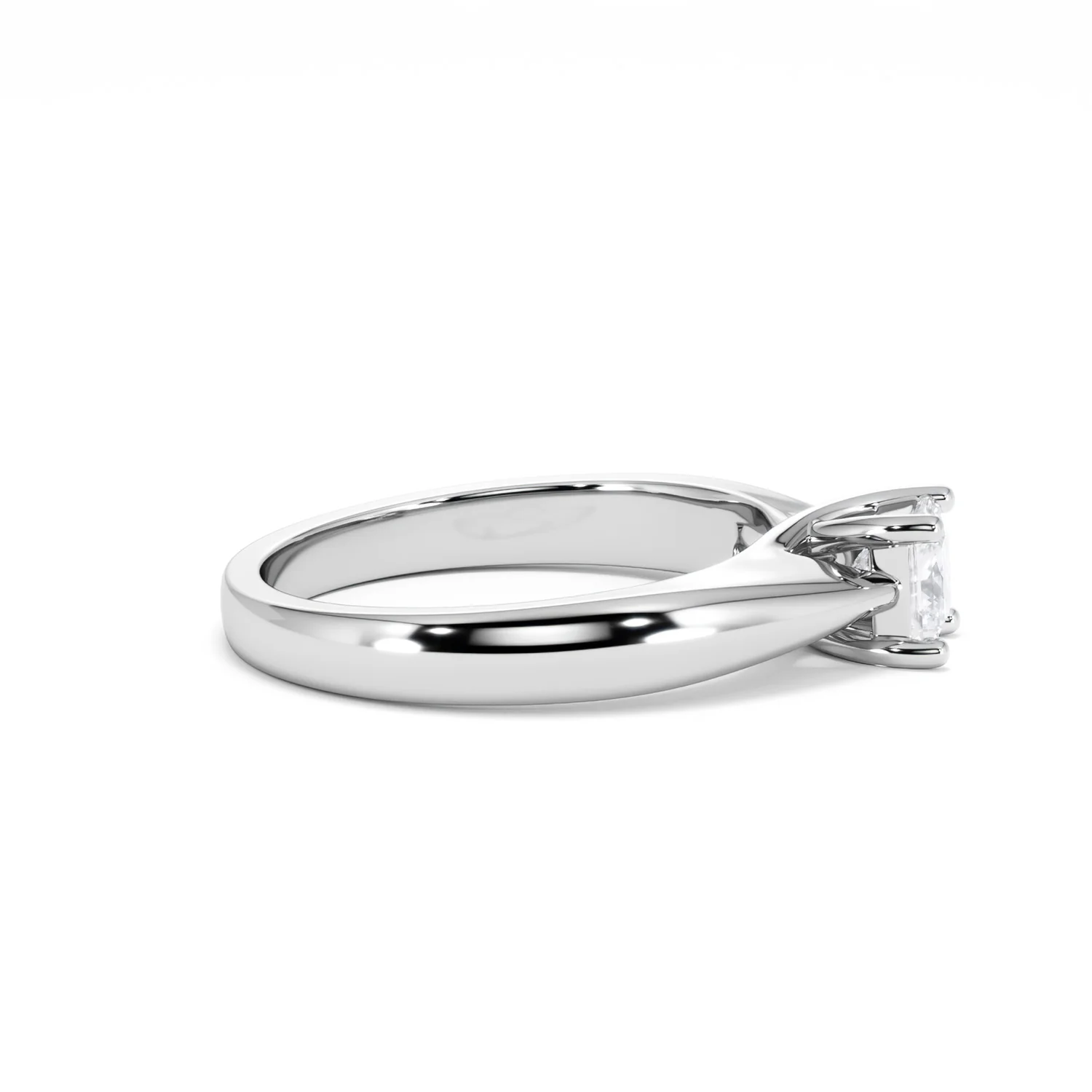Naomi Princess Cut Lab Diamond Engagement Ring 0.50ct H/SI in 925 Silver - Image 28