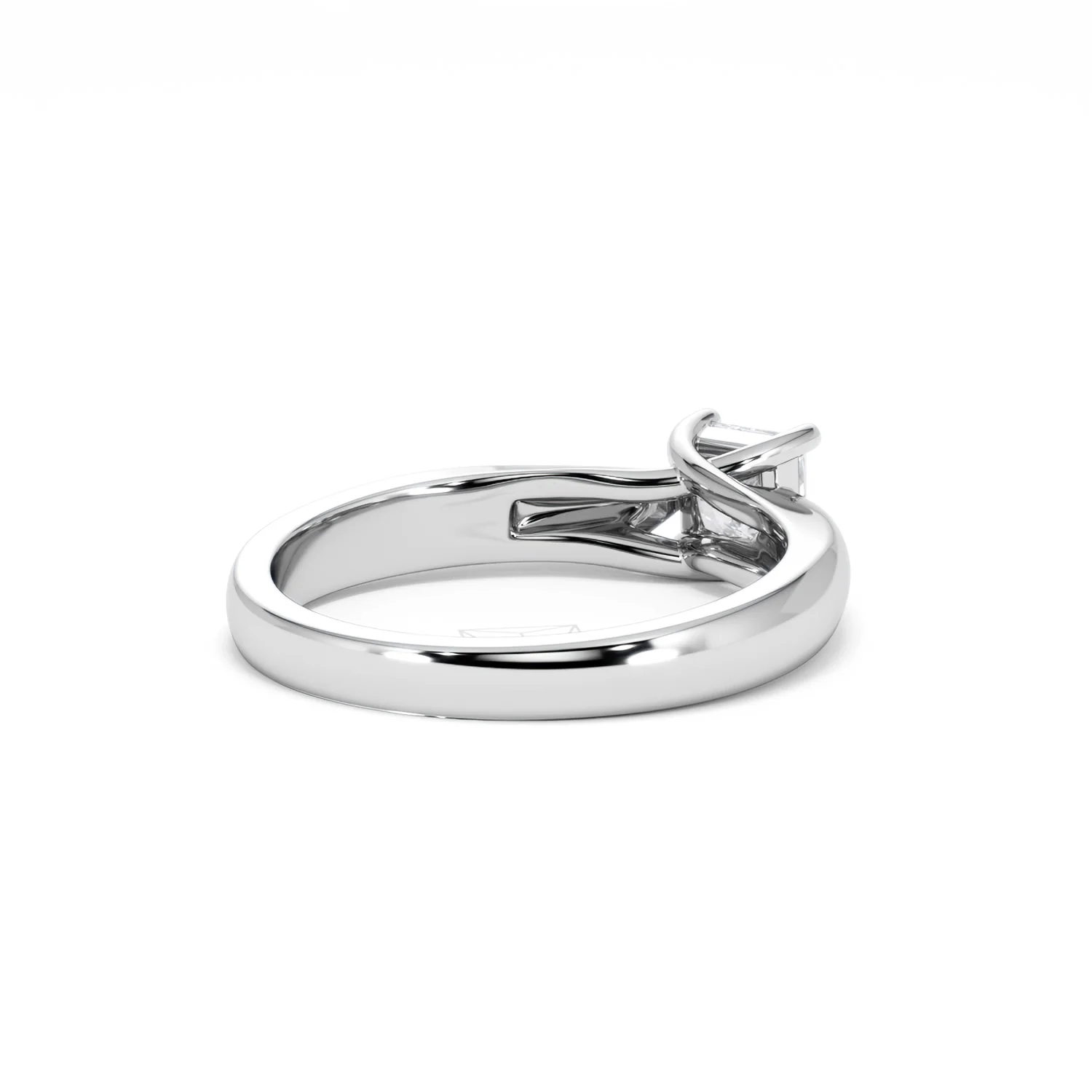 Naomi Princess Cut Lab Diamond Engagement Ring 0.50ct H/SI in 925 Silver - Image 42