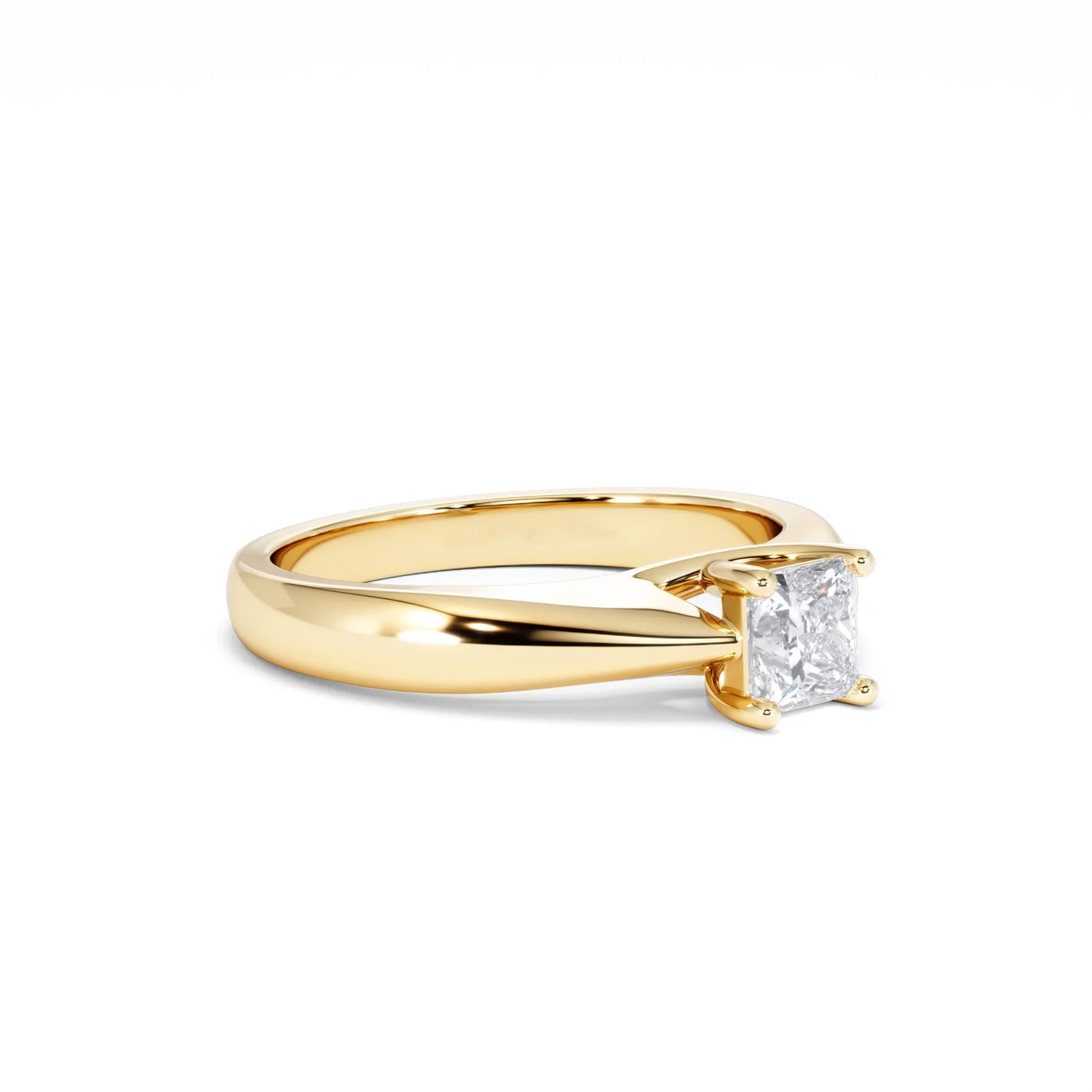 Naomi Princess Cut Lab Diamond Engagement Ring 0.50ct H/SI in 9k Gold - Image 19