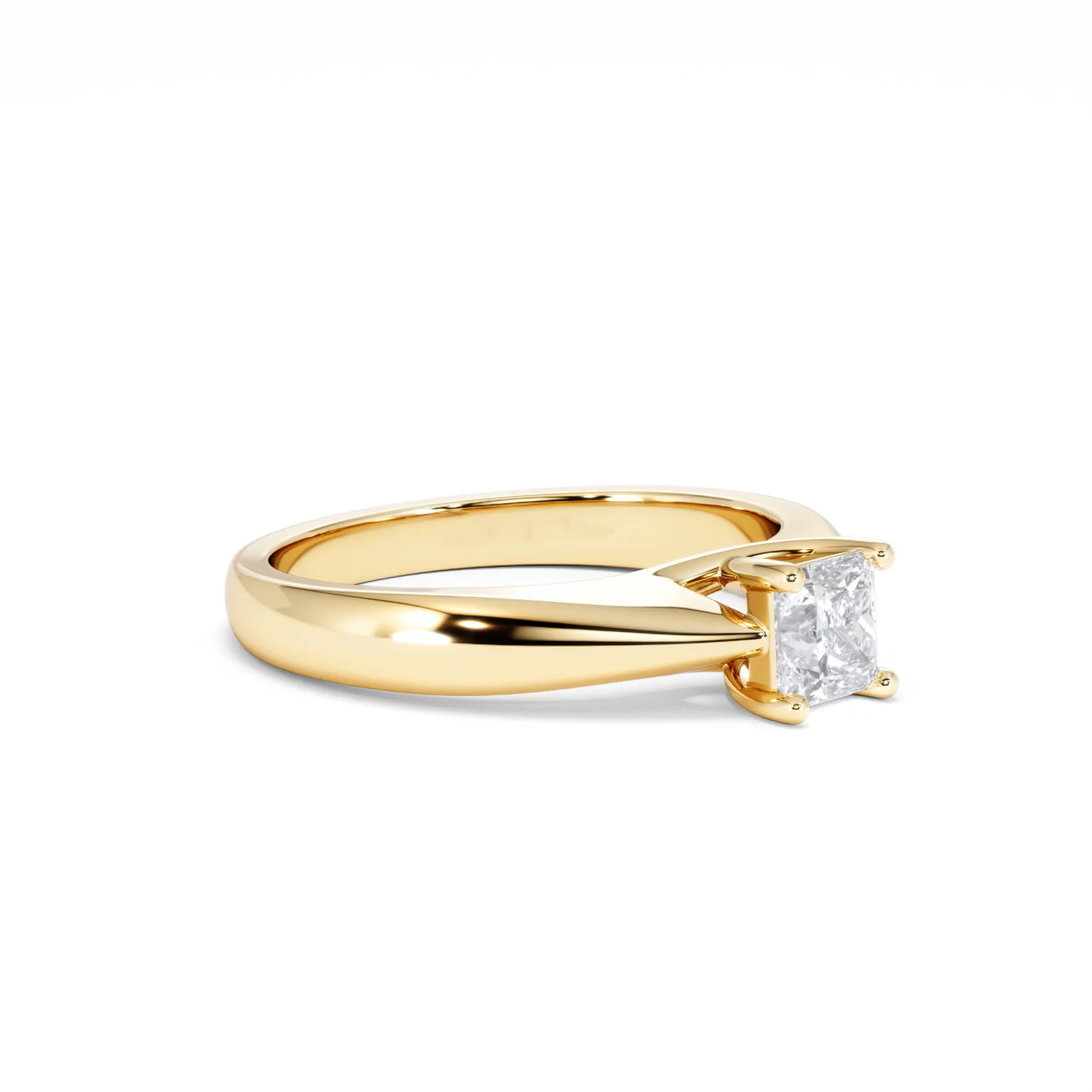 Naomi Princess Cut Lab Diamond Engagement Ring 0.50ct H/SI in 9k Gold - Image 20
