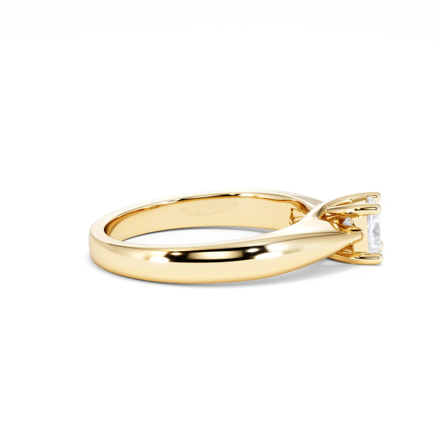 Naomi Princess Cut Lab Diamond Engagement Ring 0.50ct H/SI in 9k Gold - Image 29