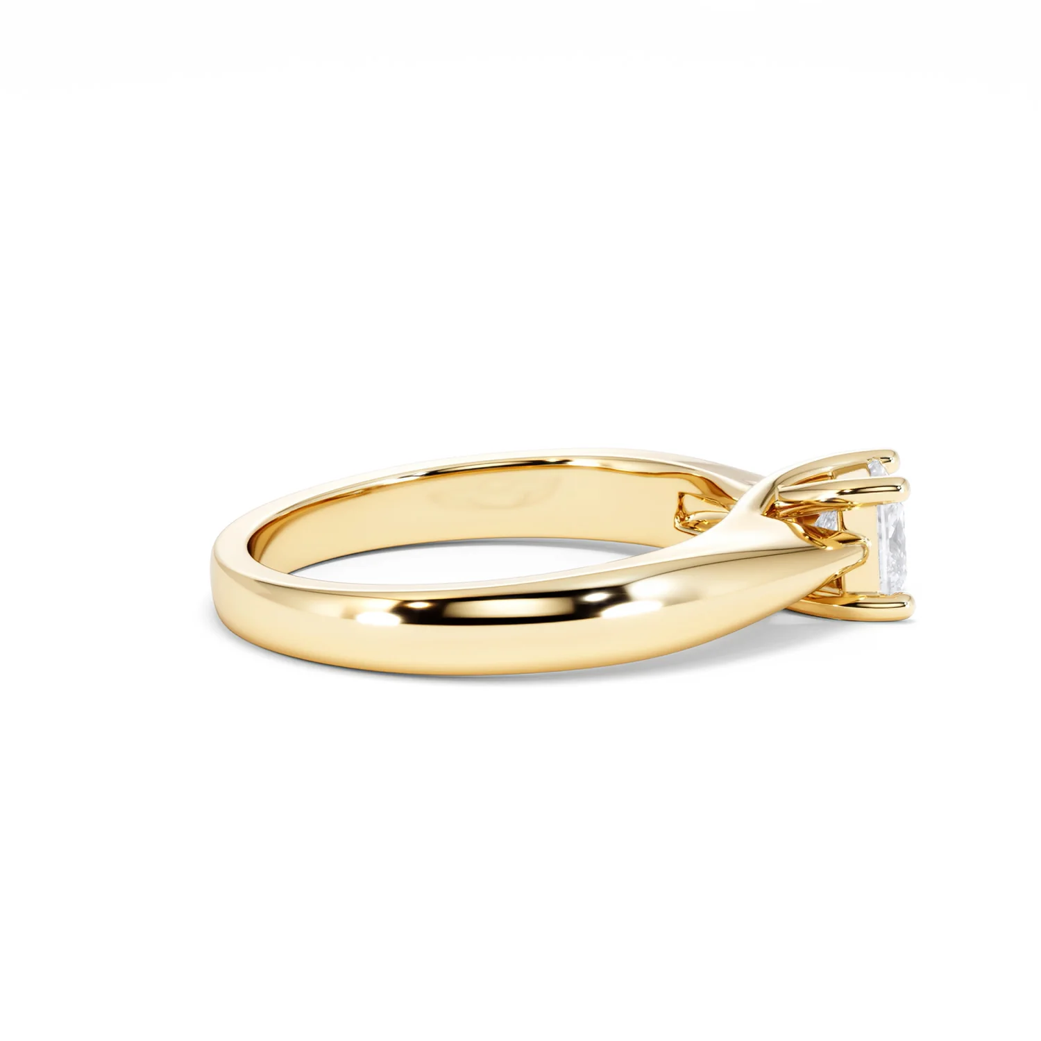 Naomi Princess Cut Lab Diamond Engagement Ring 0.50ct H/SI in 9k Gold - Image 30
