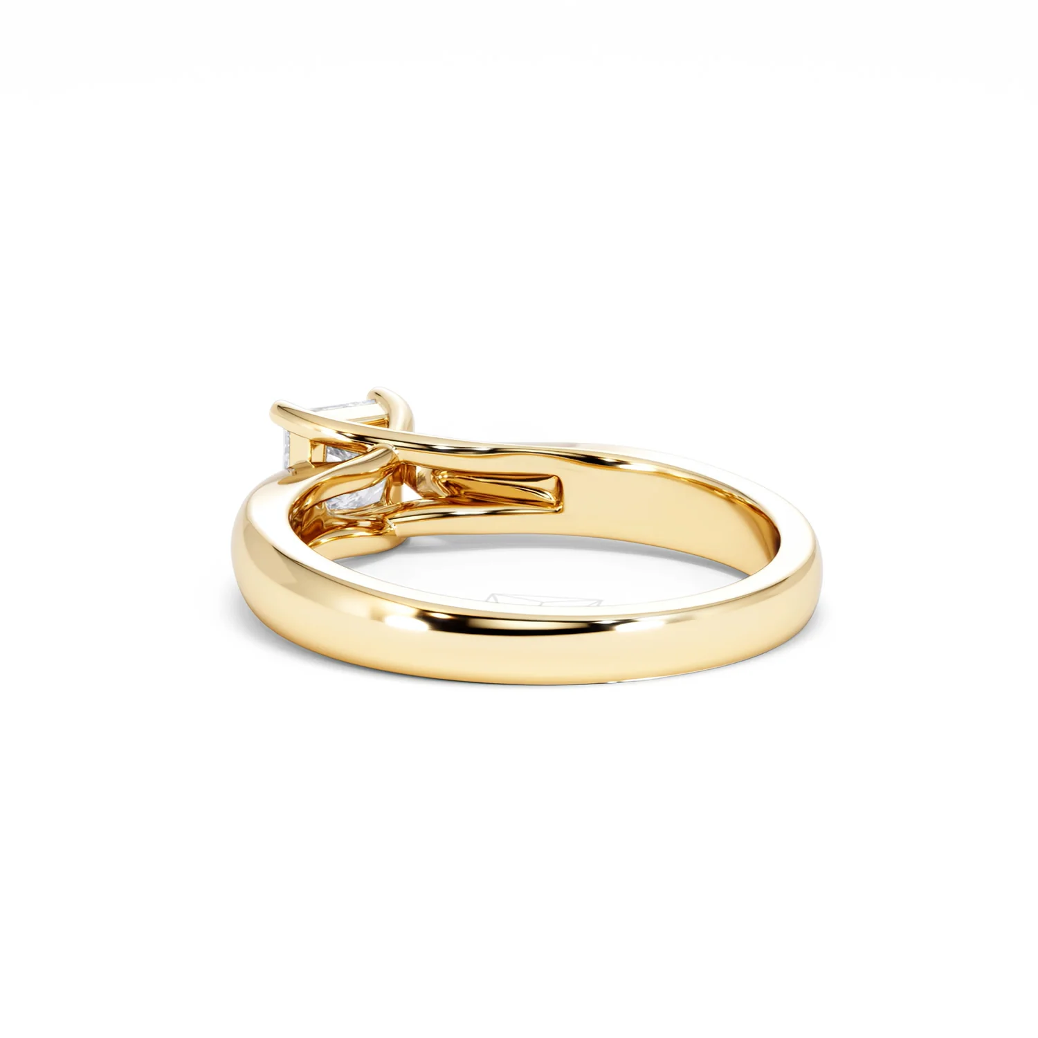 Naomi Princess Cut Lab Diamond Engagement Ring 0.50ct H/SI in 9k Gold - Image 57