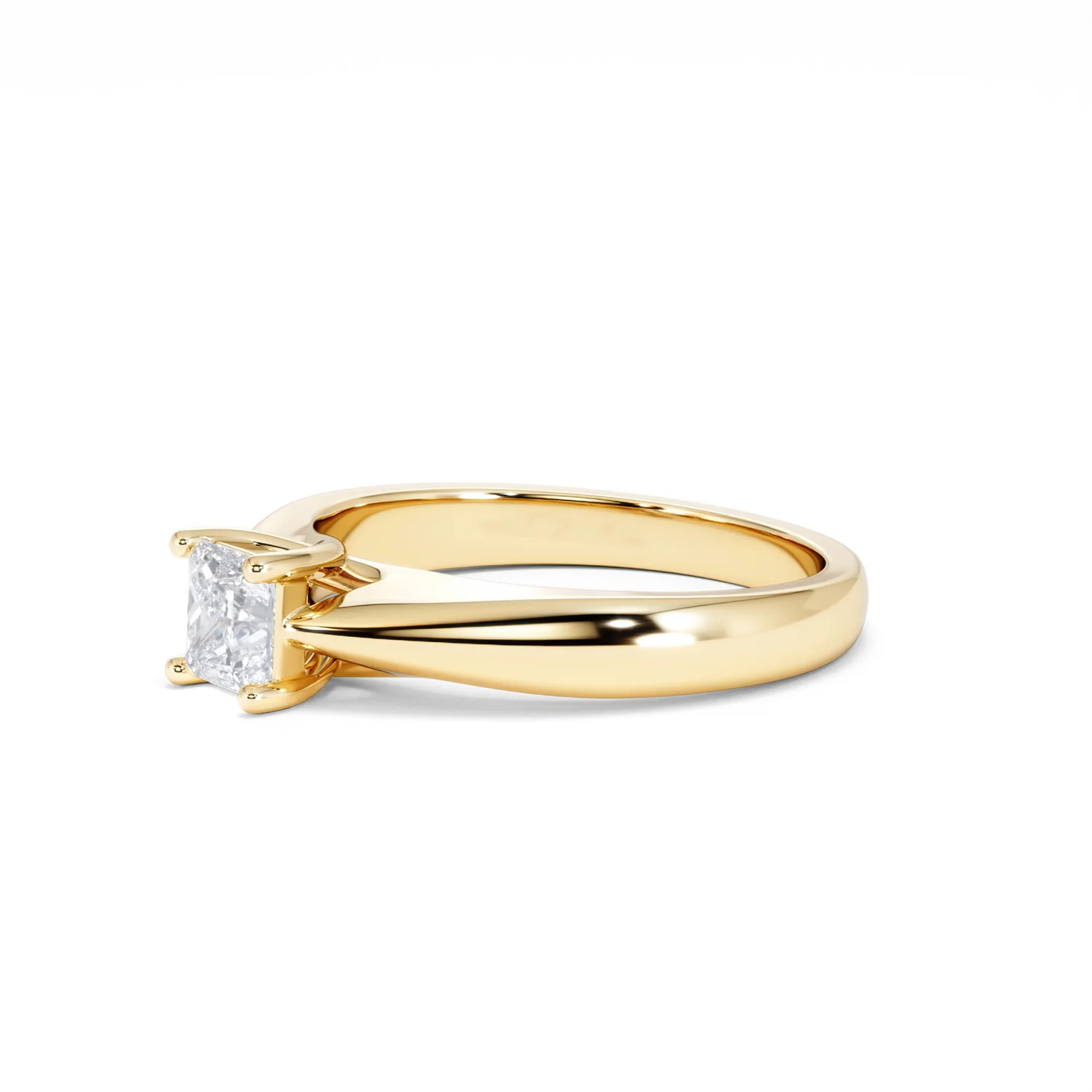 Naomi Princess Cut Lab Diamond Engagement Ring 0.50ct H/SI in 9k Gold - Image 78