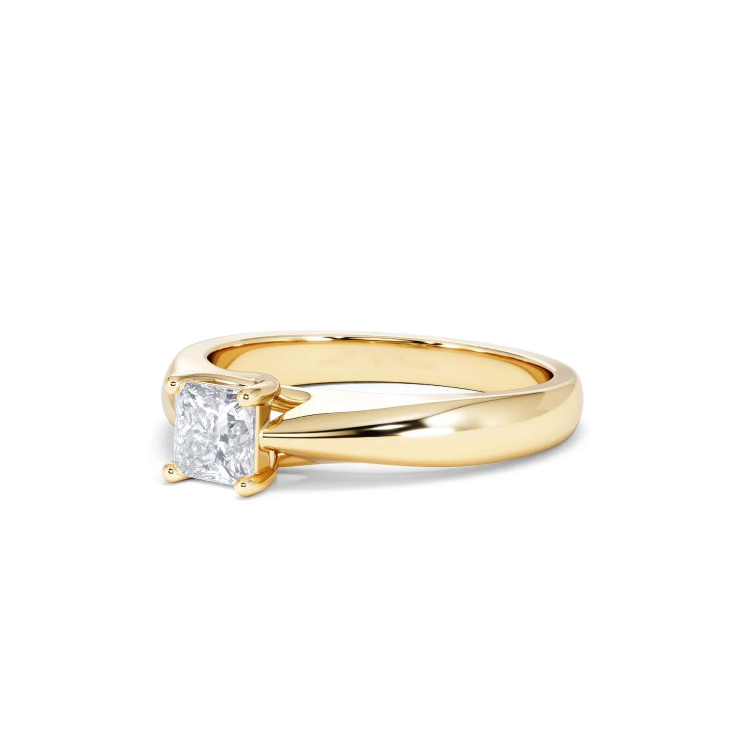 Naomi Princess Cut Lab Diamond Engagement Ring 0.50ct H/SI in 9k Gold - Image 82