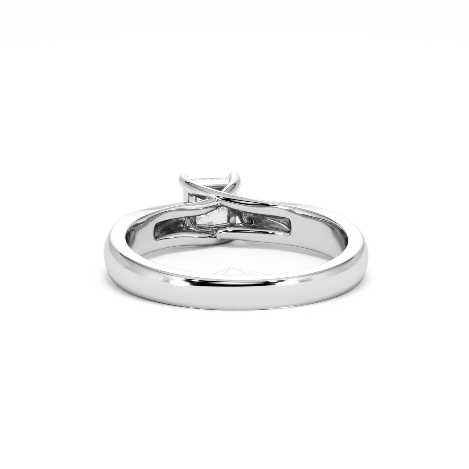 Naomi Princess Cut Lab Diamond Engagement Ring 0.50ct H/SI in 9k White Gold - Image 52
