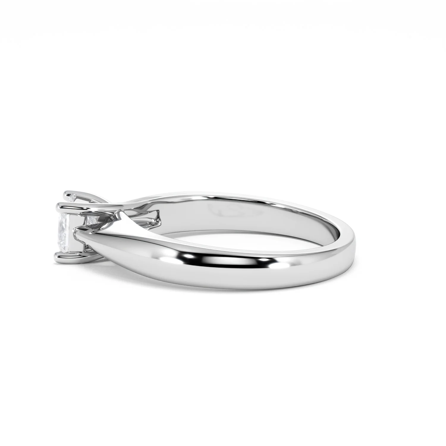 Naomi Princess Cut Lab Diamond Engagement Ring 0.50ct H/SI in 9k White Gold - Image 69
