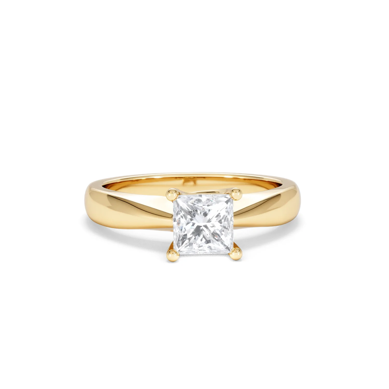 Naomi Princess Cut Lab Diamond Engagement Ring 1.00ct H/SI in 9k Gold - Image 11