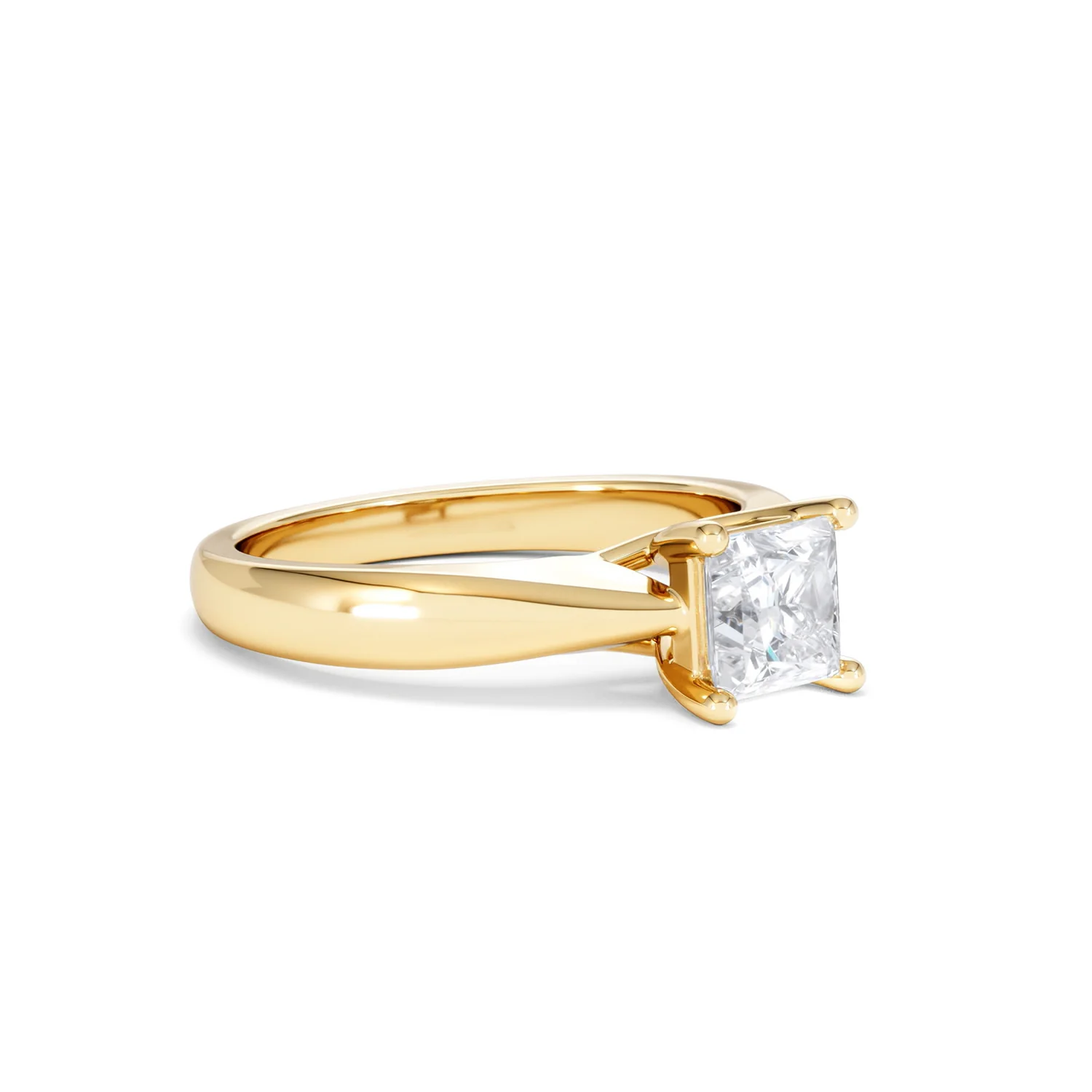 Naomi Princess Cut Lab Diamond Engagement Ring 1.00ct H/SI in 9k Gold - Image 19