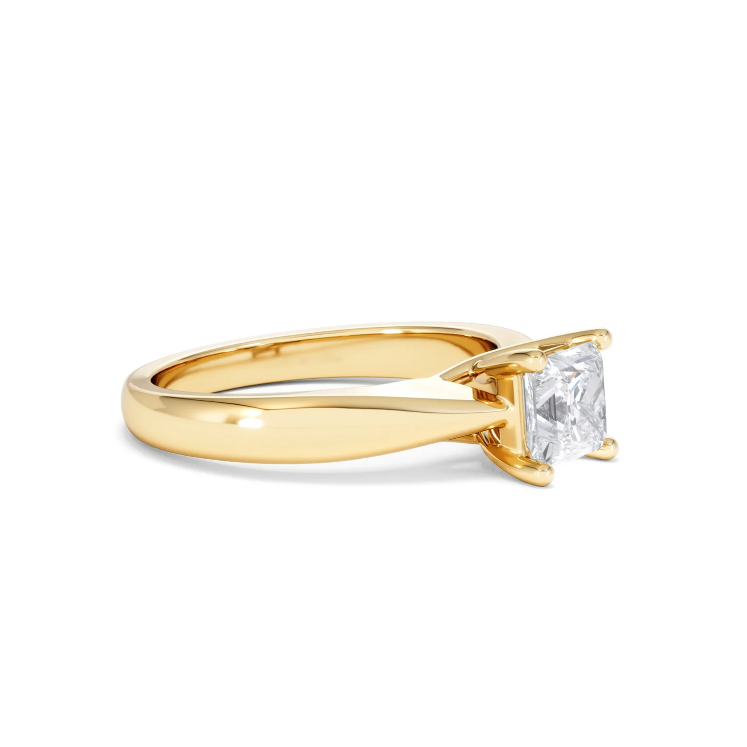 Naomi Princess Cut Lab Diamond Engagement Ring 1.00ct H/SI in 9k Gold - Image 22
