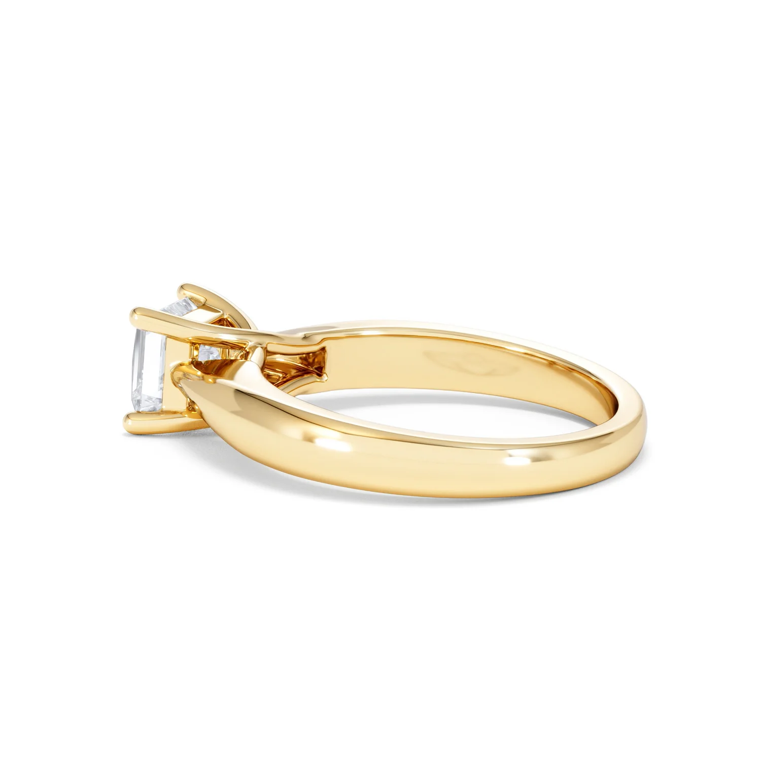 Naomi Princess Cut Lab Diamond Engagement Ring 1.00ct H/SI in 9k Gold - Image 65