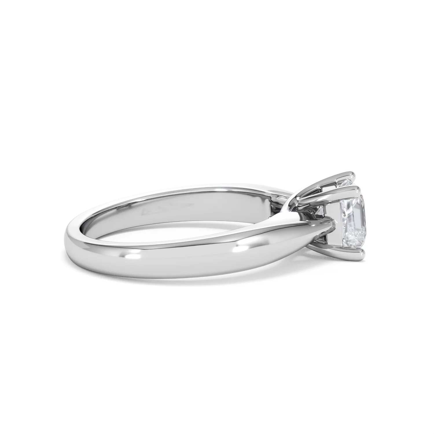 Naomi Princess Cut Lab Diamond Engagement Ring 1.00ct H/SI in 9k White Gold - Image 30