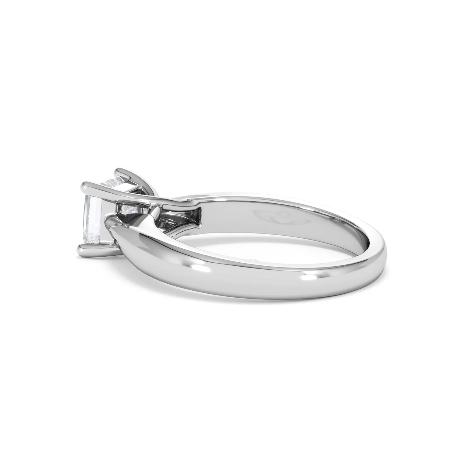 Naomi Princess Cut Lab Diamond Engagement Ring 1.00ct H/SI in 9k White Gold - Image 64