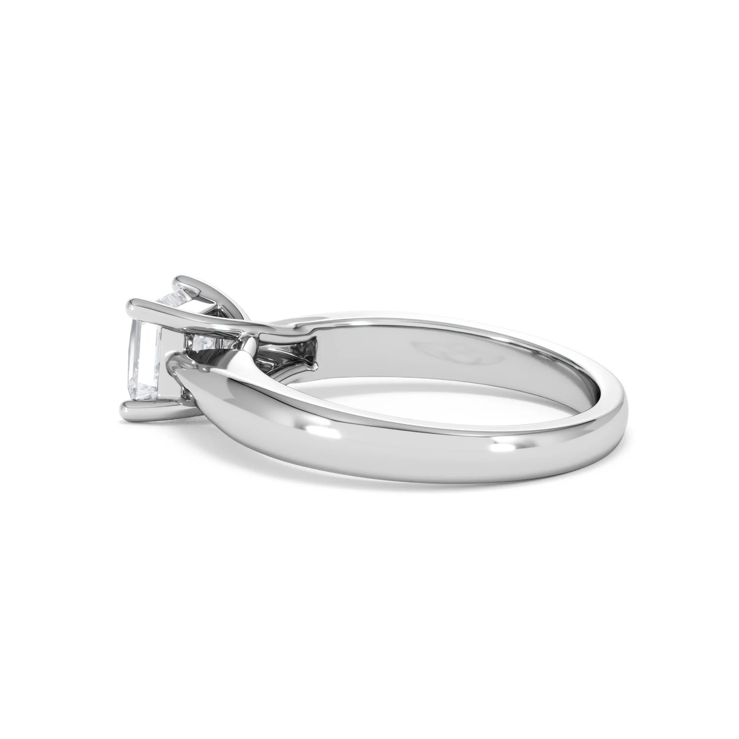 Naomi Princess Cut Lab Diamond Engagement Ring 1.00ct H/SI in 9k White Gold - Image 65