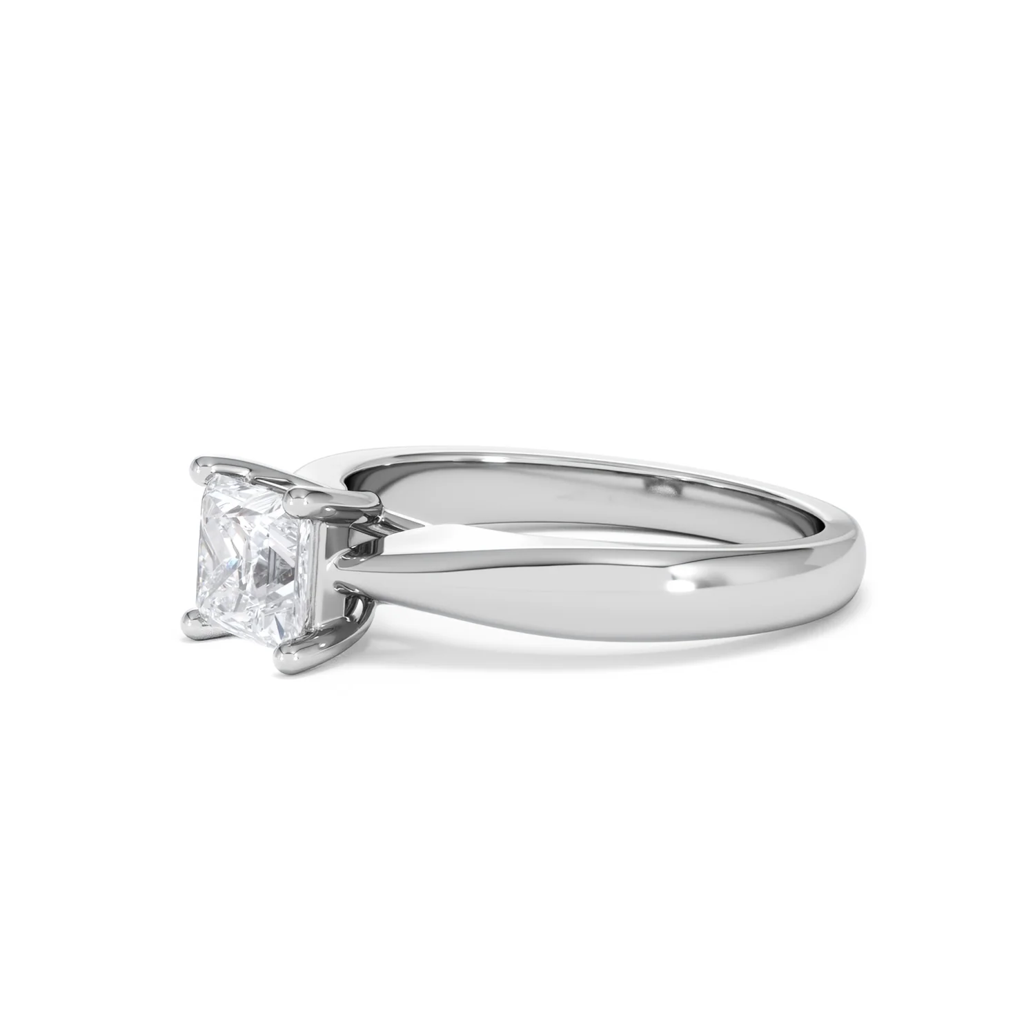 Naomi Princess Cut Lab Diamond Engagement Ring 1.00ct H/SI in 9k White Gold - Image 78