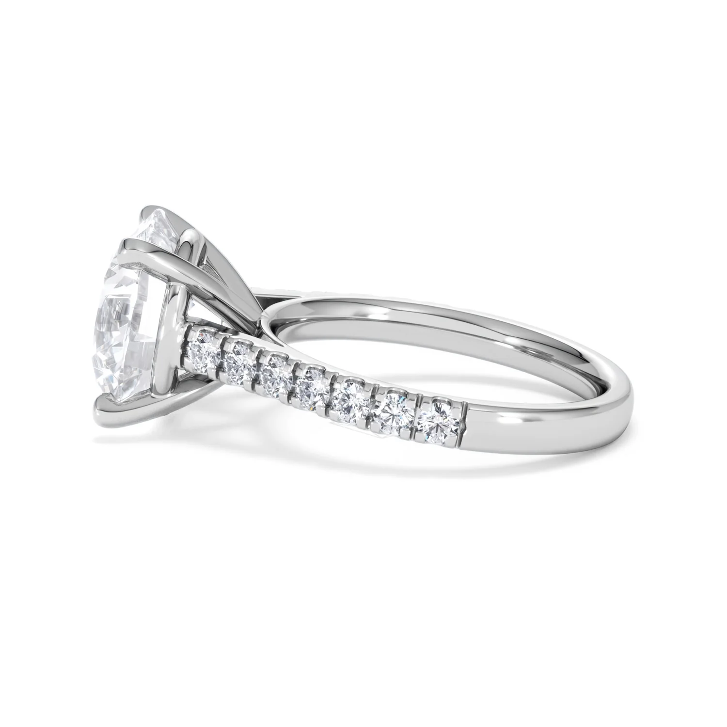 Natalia 5.65ct Lab Diamond Round Cut Engagement Ring in Platinum G/VS1 - Image 68