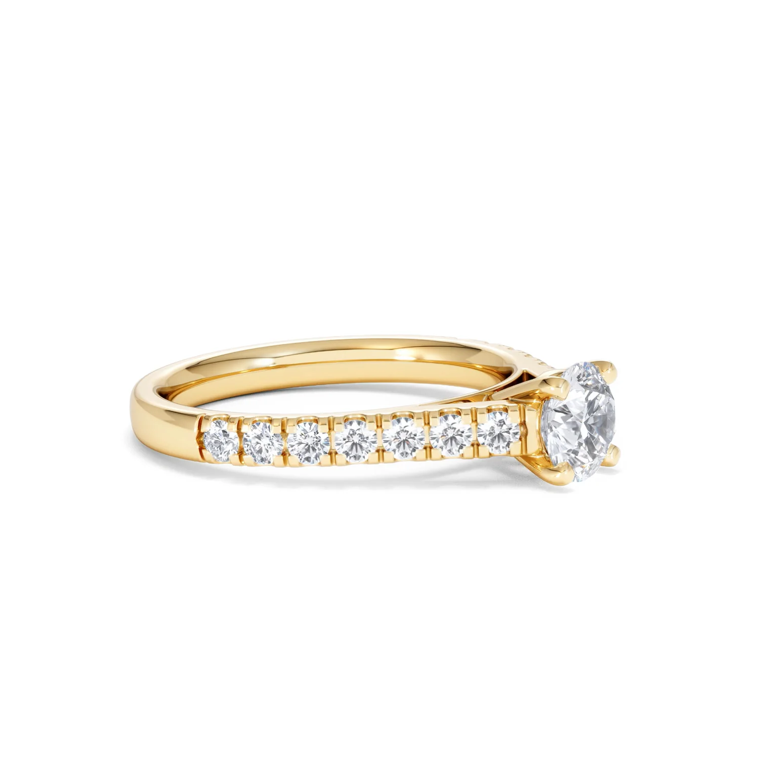 Natalia GIA Diamond Engagement Side Stone Ring 18K Gold 1.15CT G/VS2 - Image 20