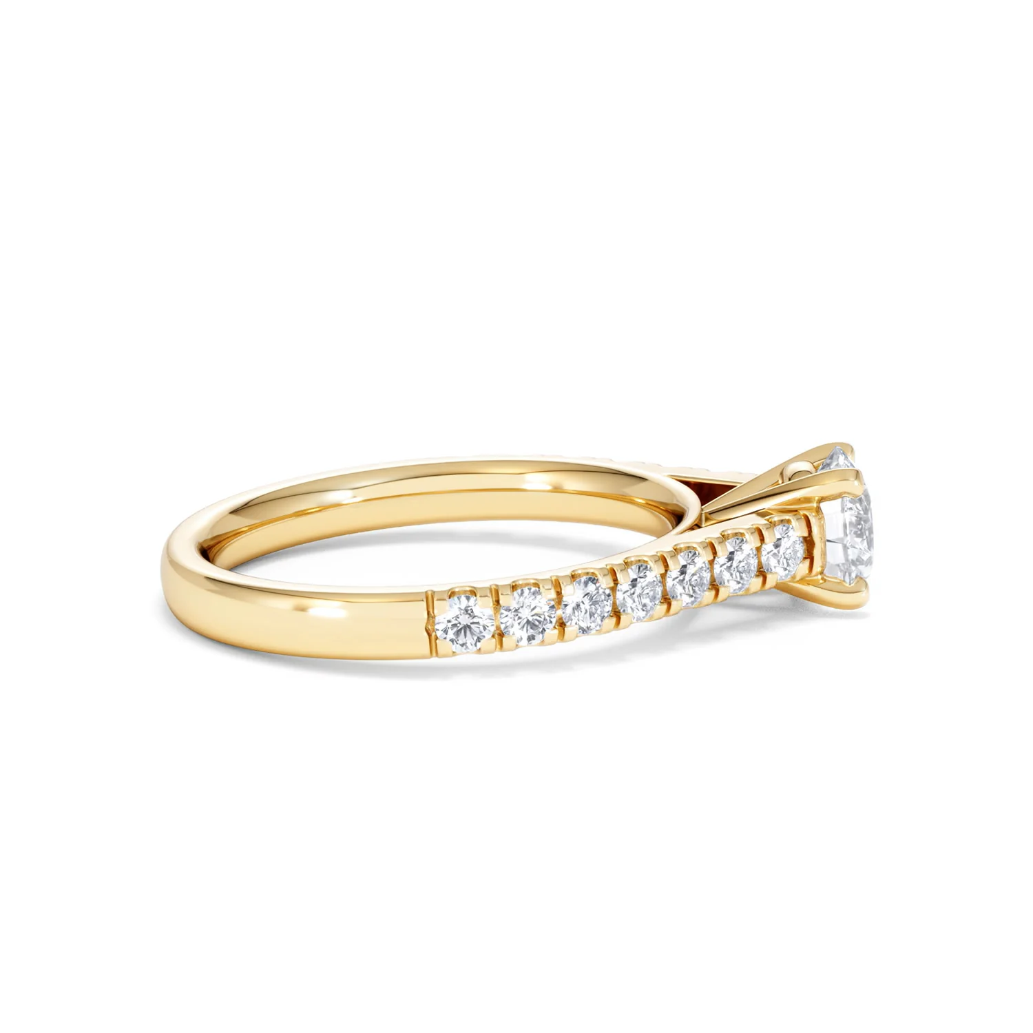 Natalia GIA Diamond Engagement Side Stone Ring 18K Gold 1.15CT G/VS2 - Image 28